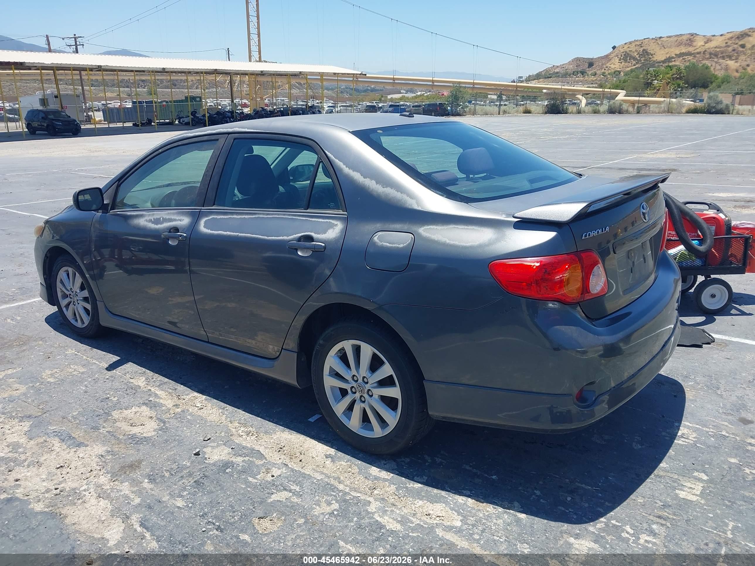 2010 Toyota Corolla S Gray vin: 2T1BU4EE4AC448371