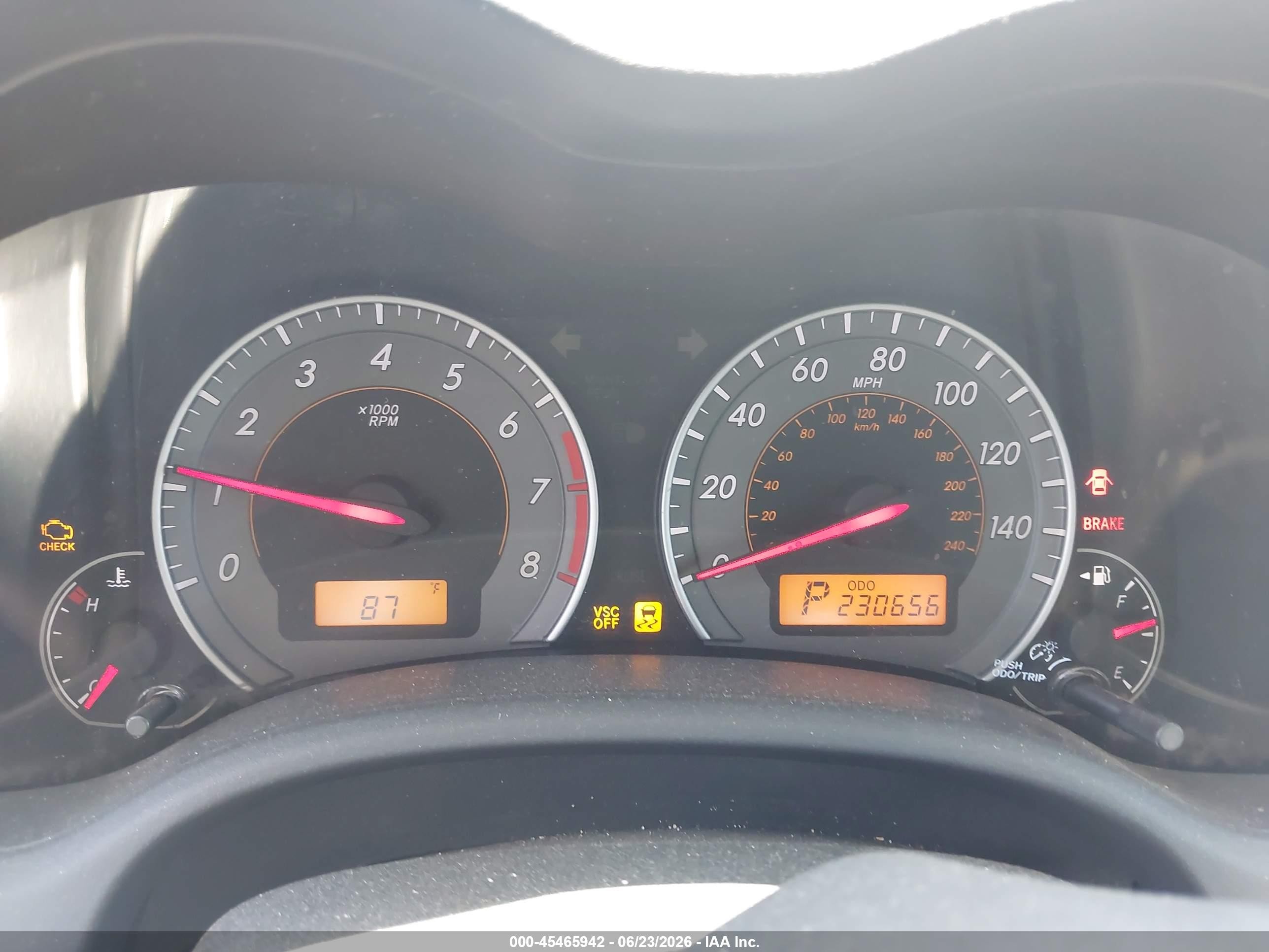 2010 Toyota Corolla S Gray vin: 2T1BU4EE4AC448371