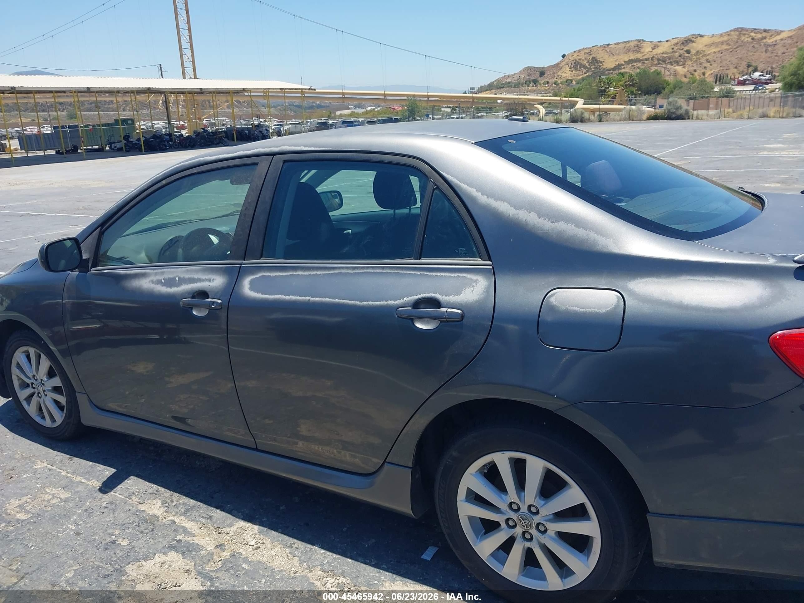 2010 Toyota Corolla S Gray vin: 2T1BU4EE4AC448371