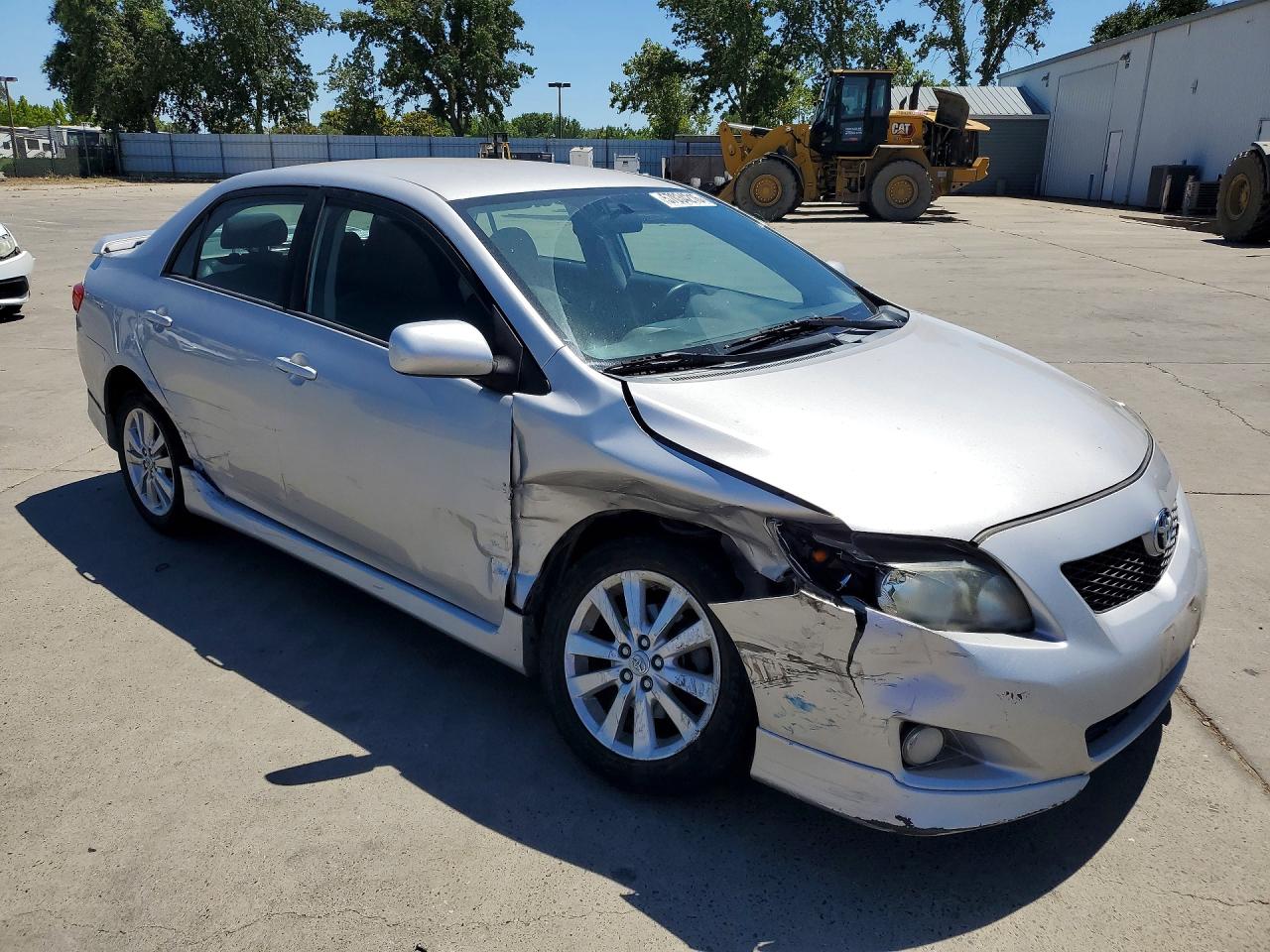 2010 Toyota Corolla S Silver vin: 2T1BU4EE4AC452999