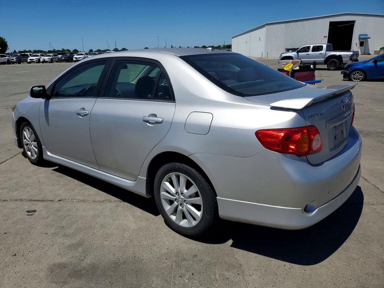 2010 Toyota Corolla S Silver vin: 2T1BU4EE4AC452999