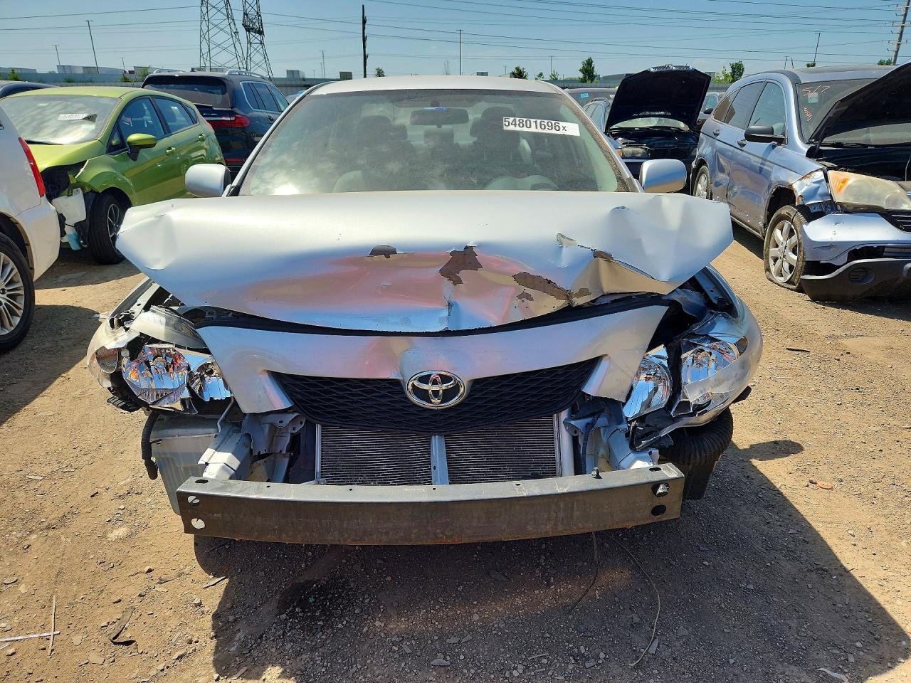 2010 Toyota Corolla Le Silver vin: 2T1BU4EE4AC461766