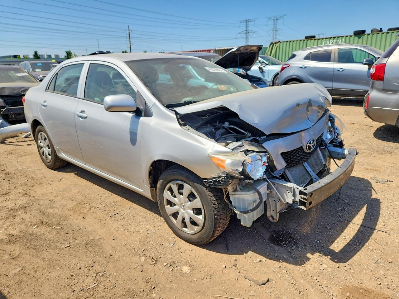 2010 Toyota Corolla Le Silver vin: 2T1BU4EE4AC461766