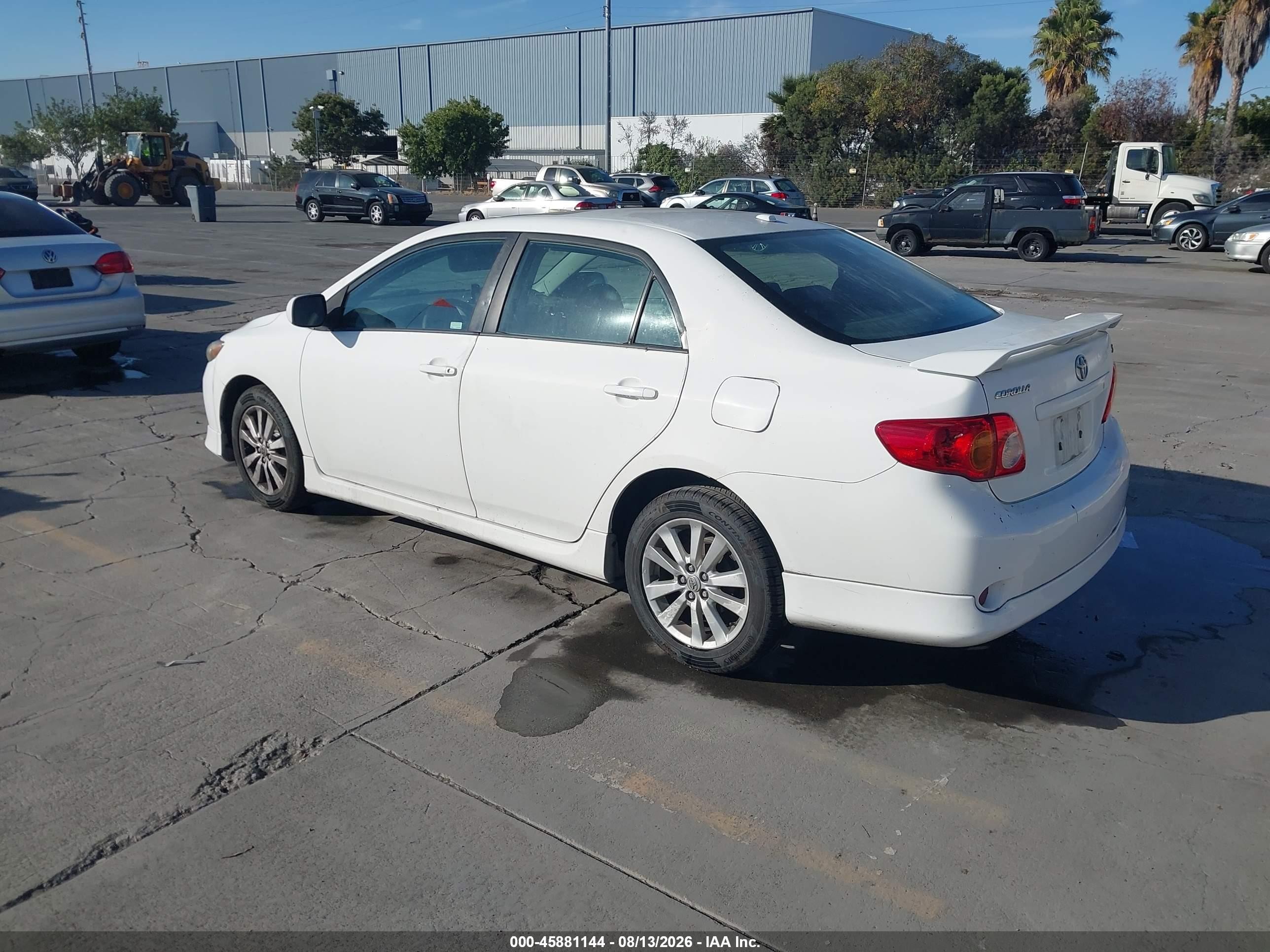 2010 Toyota Corolla S White vin: 2T1BU4EE4AC467373