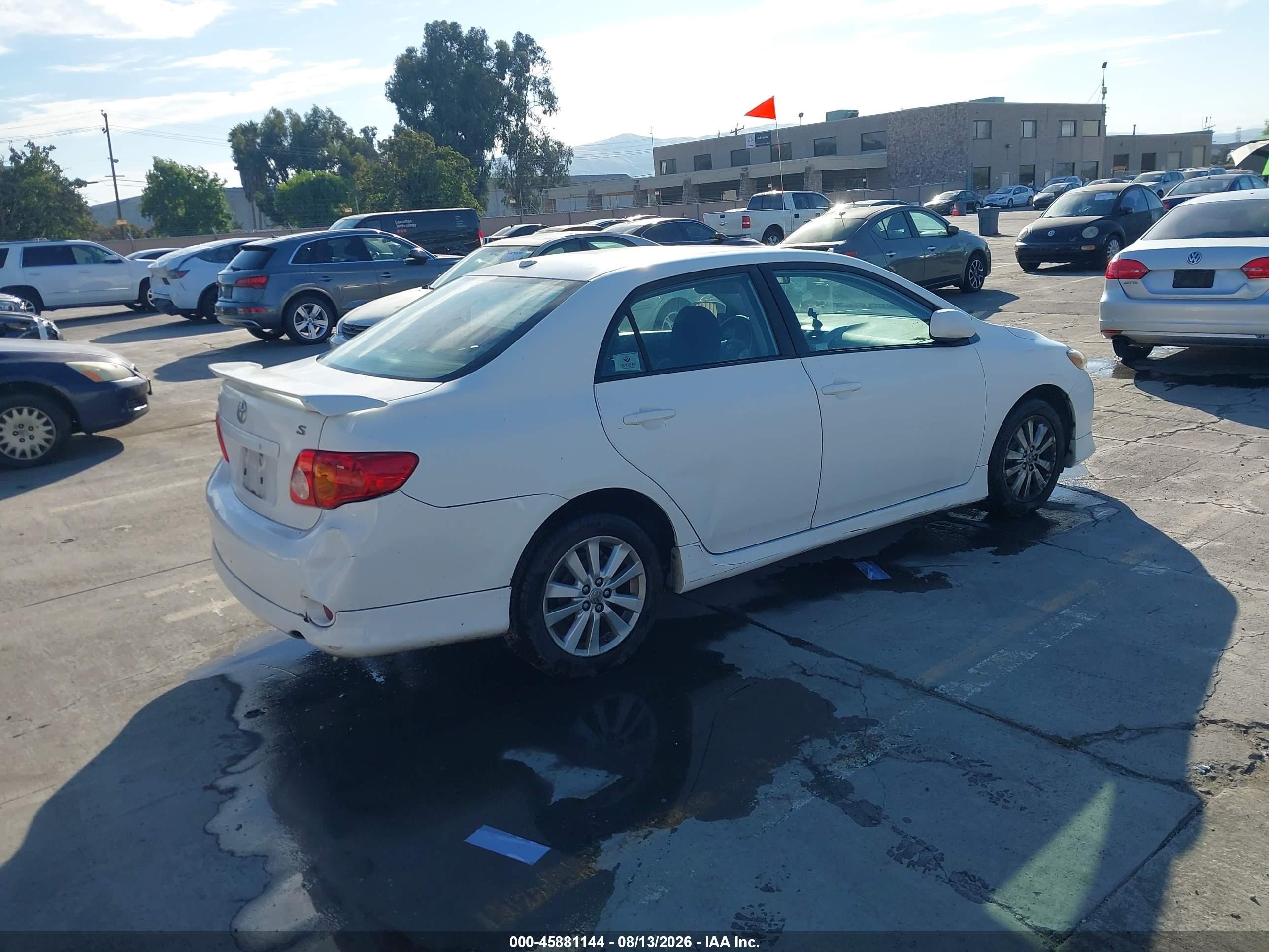 2010 Toyota Corolla S White vin: 2T1BU4EE4AC467373