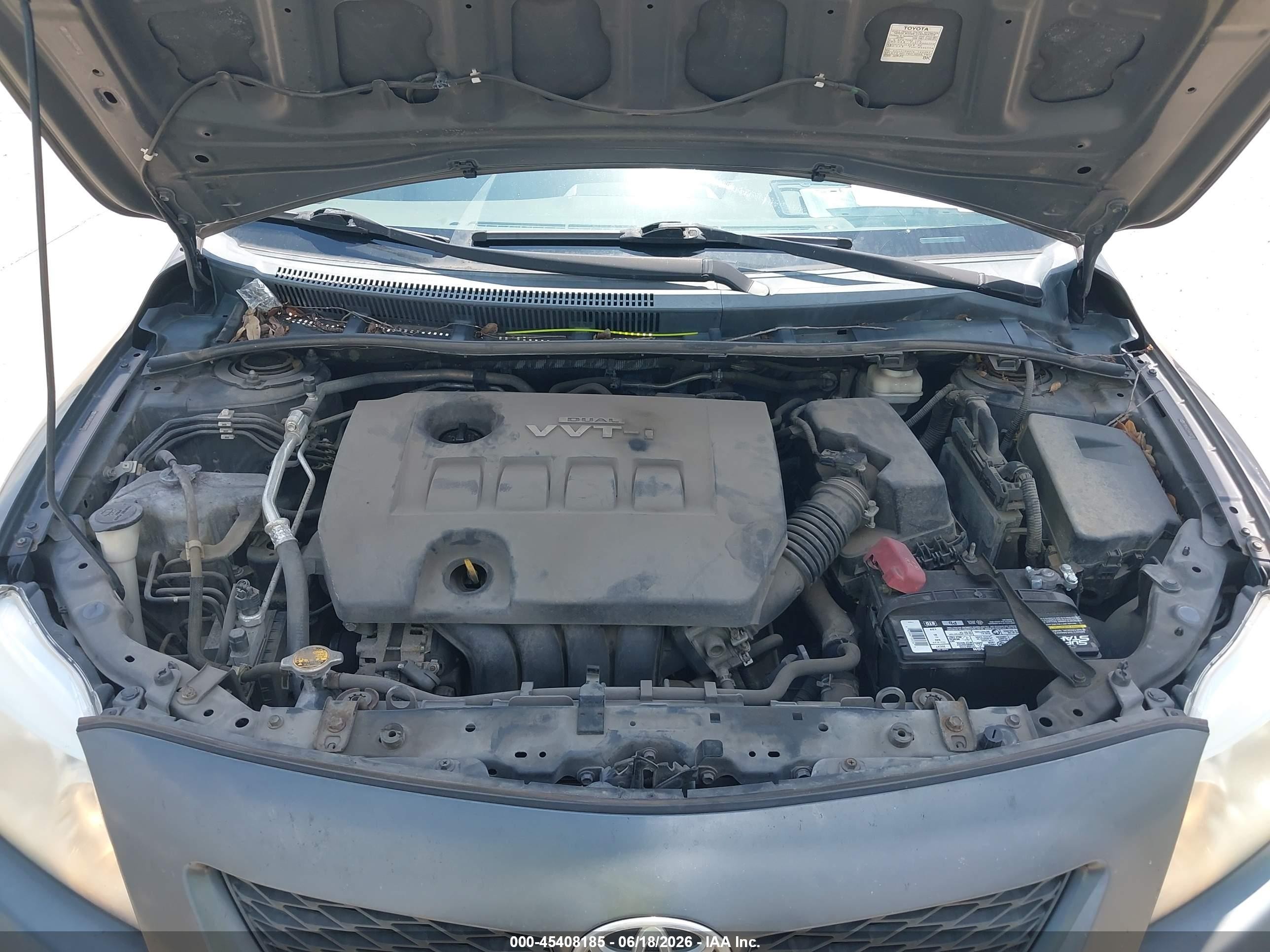 2010 Toyota Corolla Le Gray vin: 2T1BU4EE4AC492113