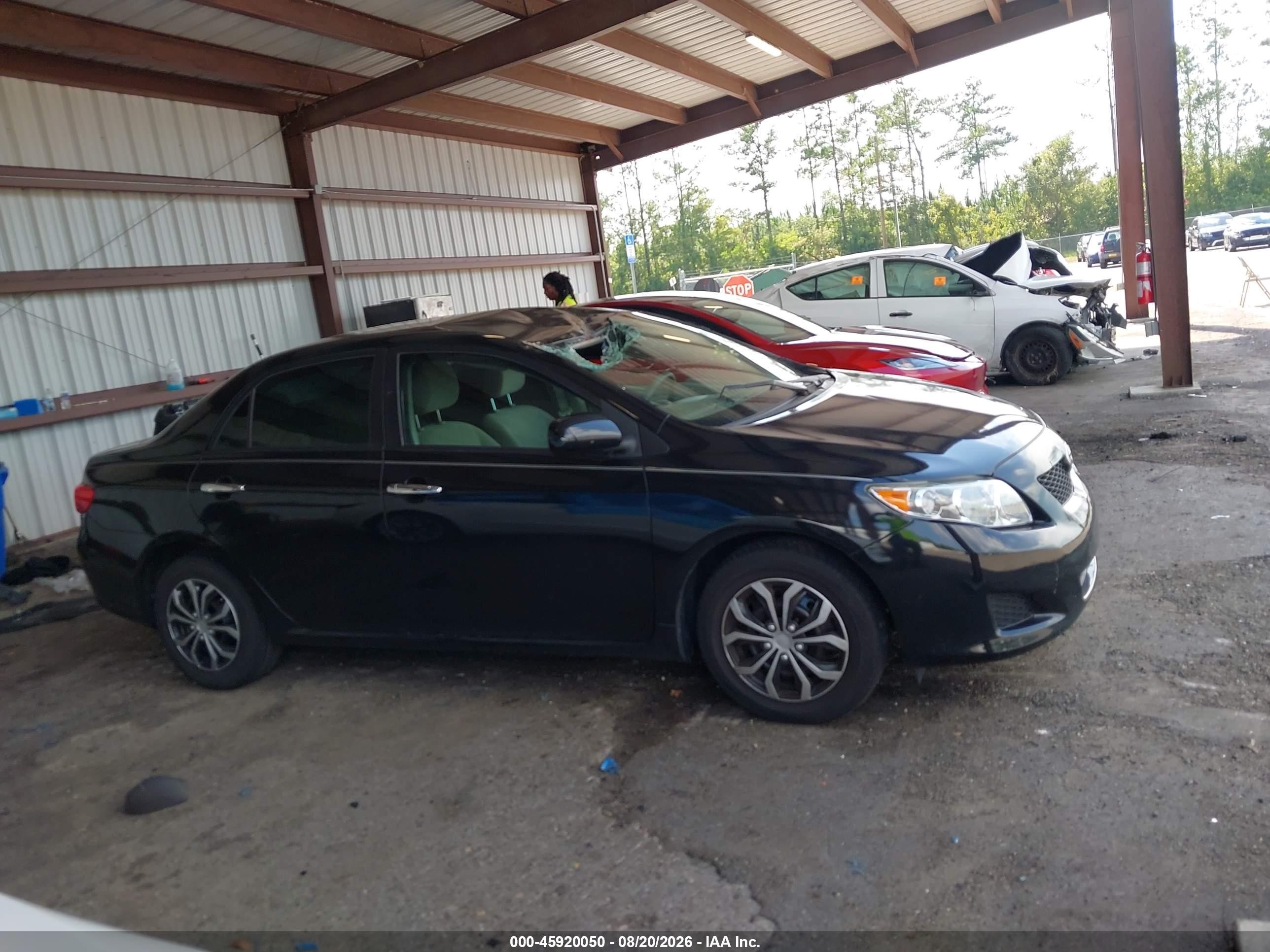 2010 Toyota Corolla Le Black vin: 2T1BU4EE4AC493097