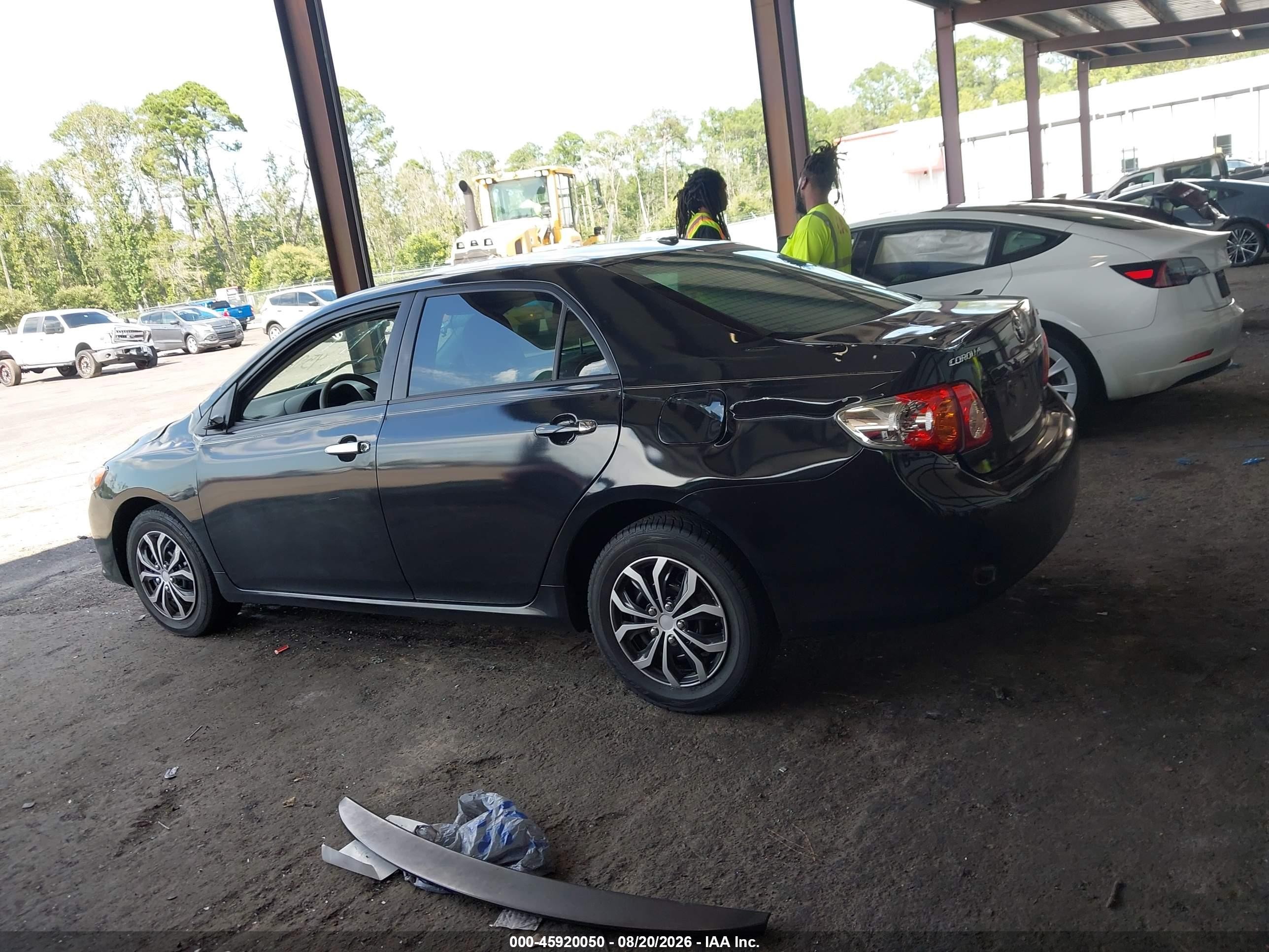 2010 Toyota Corolla Le Black vin: 2T1BU4EE4AC493097