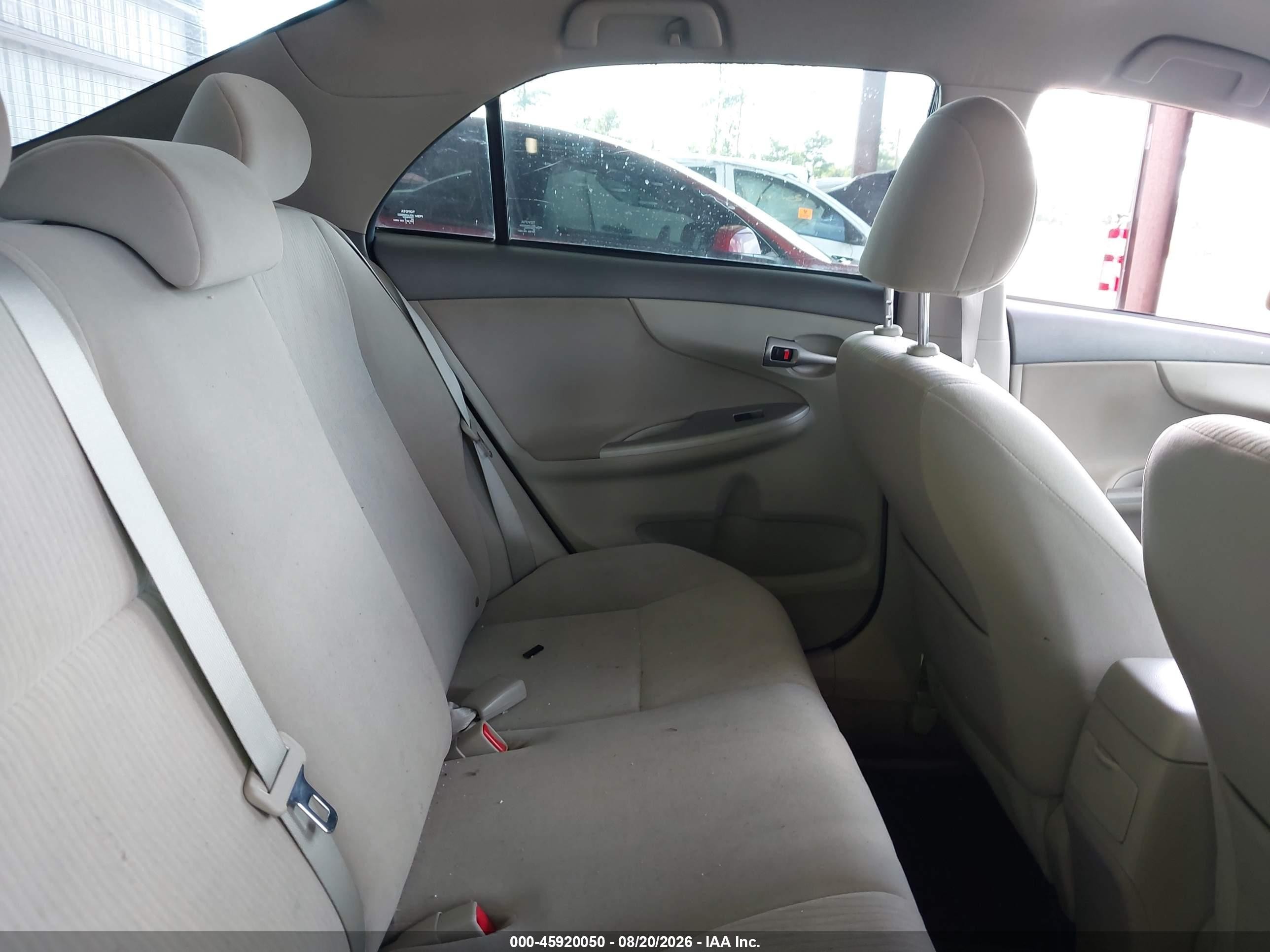 2010 Toyota Corolla Le Black vin: 2T1BU4EE4AC493097