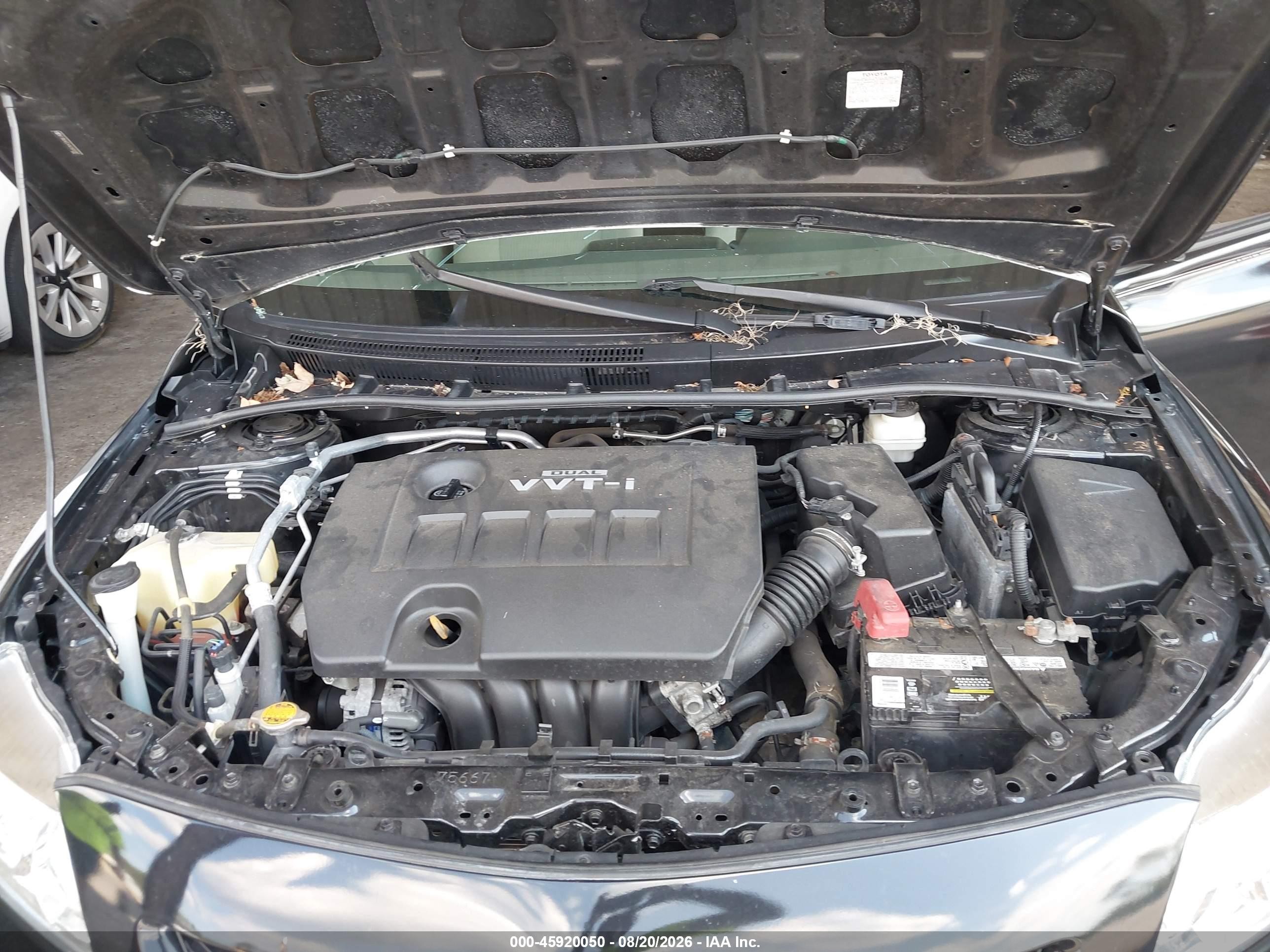 2010 Toyota Corolla Le Black vin: 2T1BU4EE4AC493097
