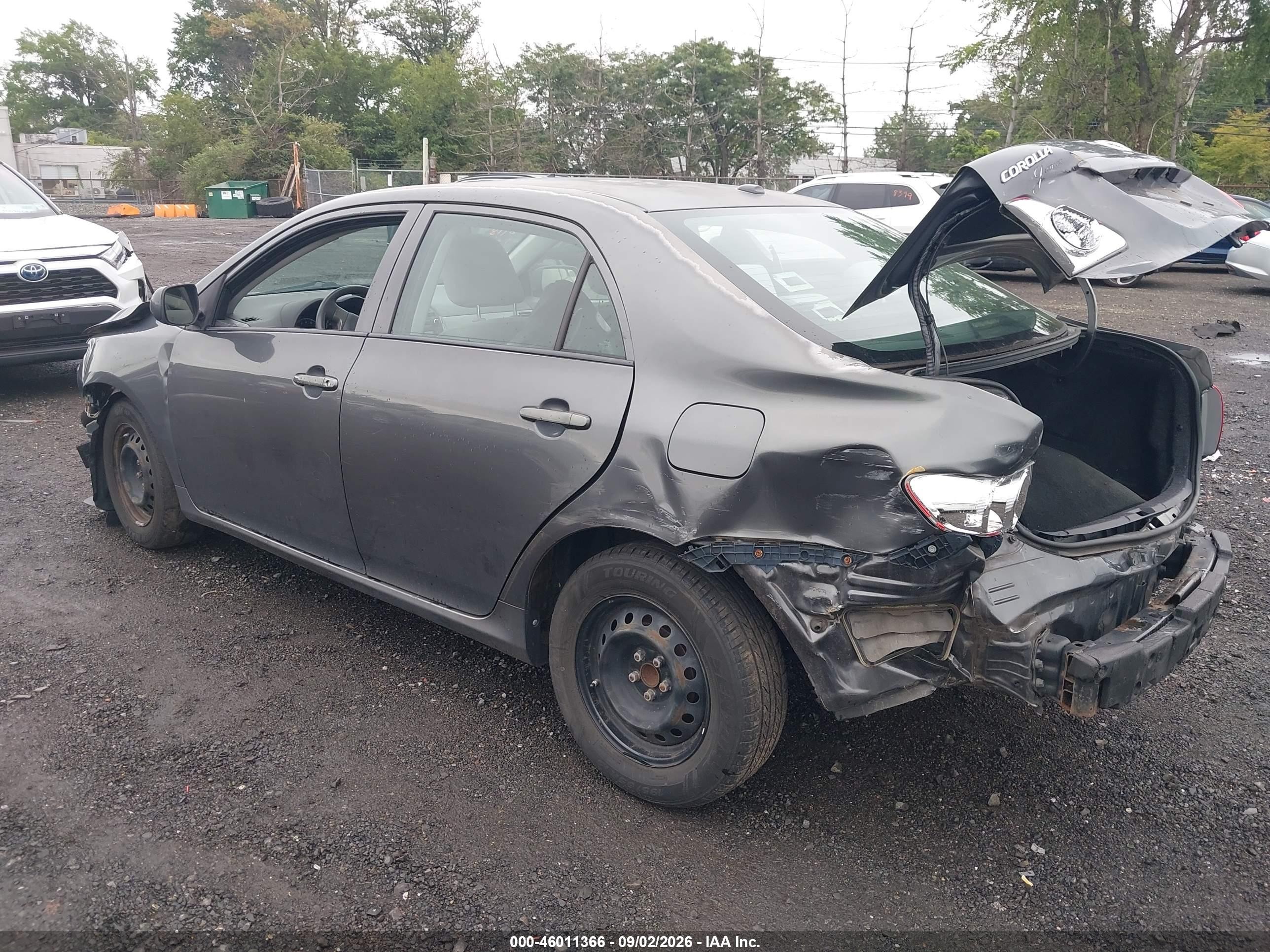 2010 Toyota Corolla Le Серый vin: 2T1BU4EE4AC506303