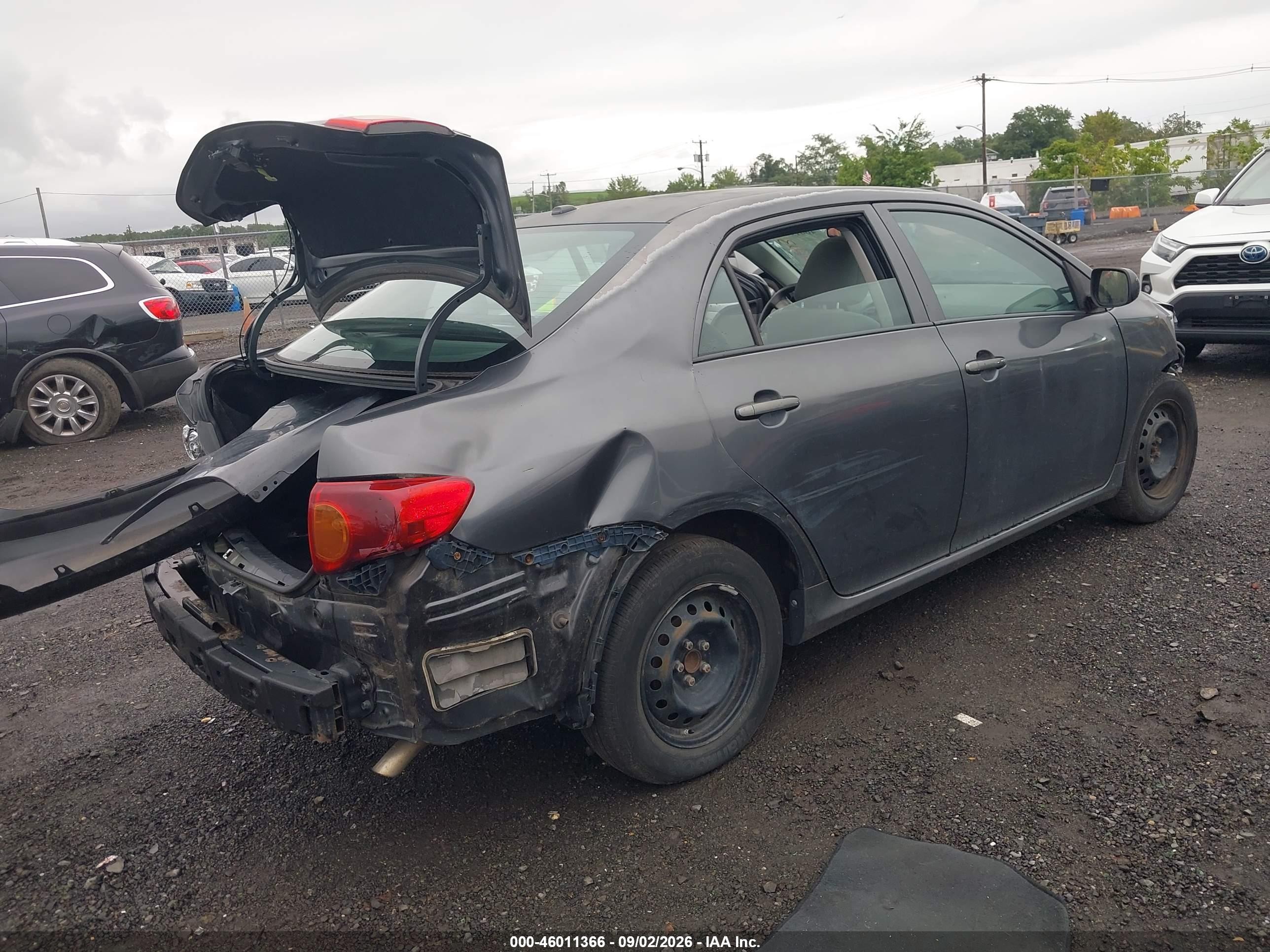 2010 Toyota Corolla Le Серый vin: 2T1BU4EE4AC506303