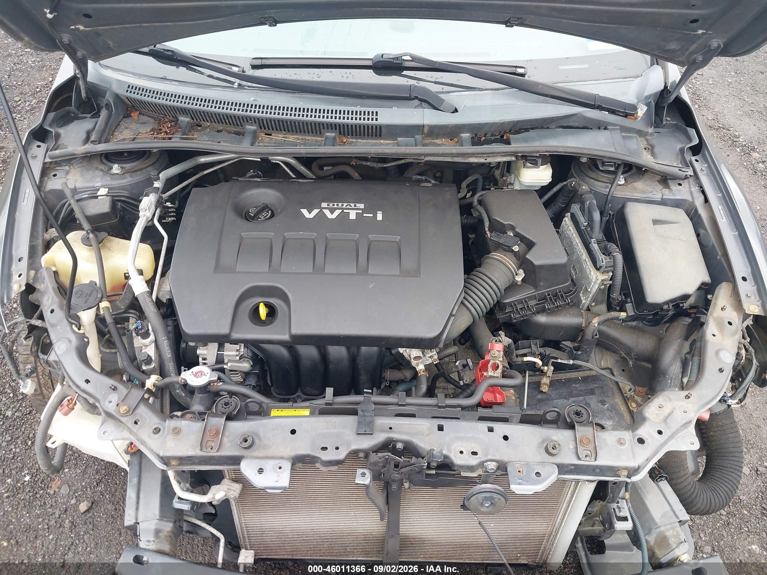 2010 Toyota Corolla Le Серый vin: 2T1BU4EE4AC506303