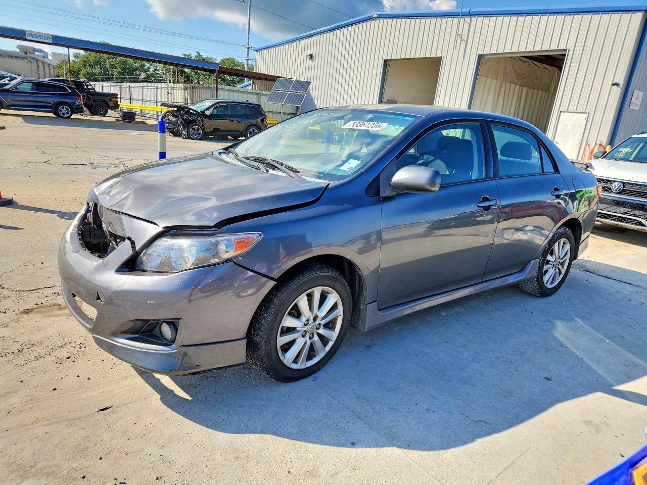 2010 Toyota Corolla S Gray vin: 2T1BU4EE4AC509850