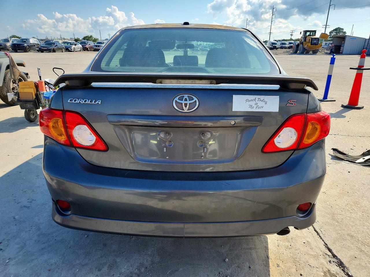 2010 Toyota Corolla S Gray vin: 2T1BU4EE4AC509850