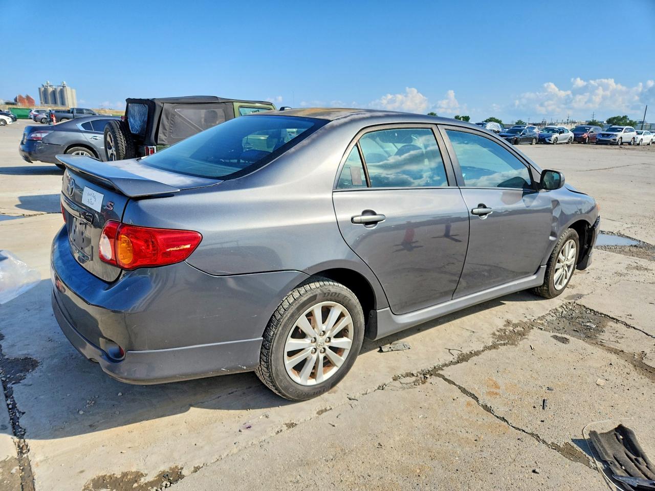 2010 Toyota Corolla S Gray vin: 2T1BU4EE4AC509850