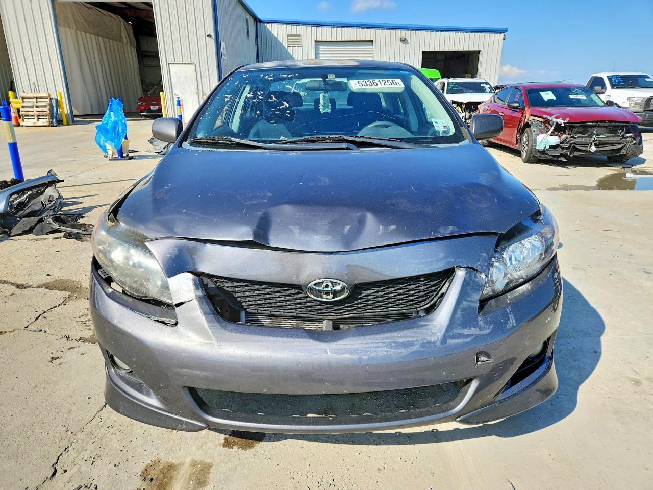 2010 Toyota Corolla S Gray vin: 2T1BU4EE4AC509850