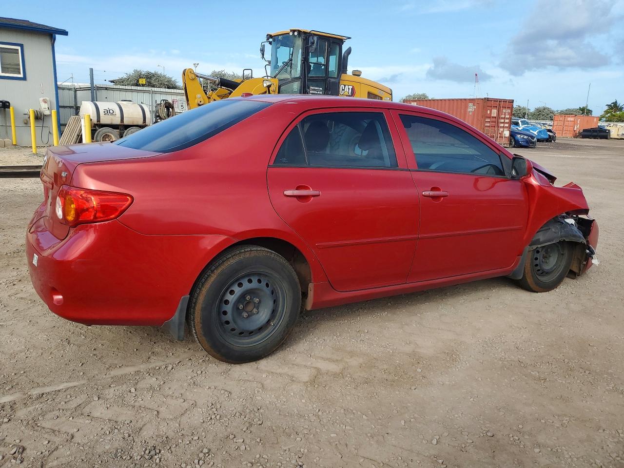 2010 Toyota Corolla Base Red vin: 2T1BU4EE4AC510478