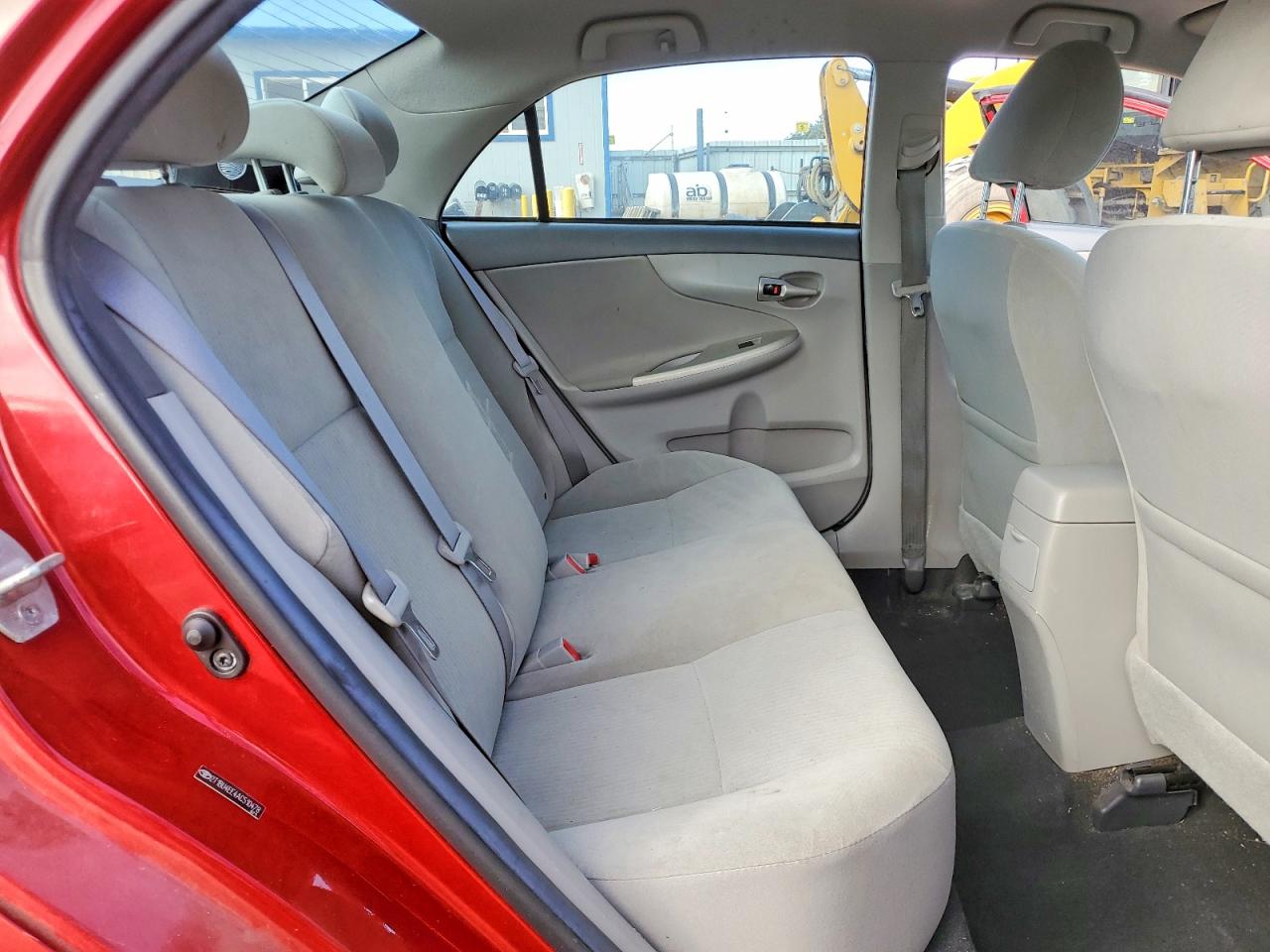 2010 Toyota Corolla Base Red vin: 2T1BU4EE4AC510478