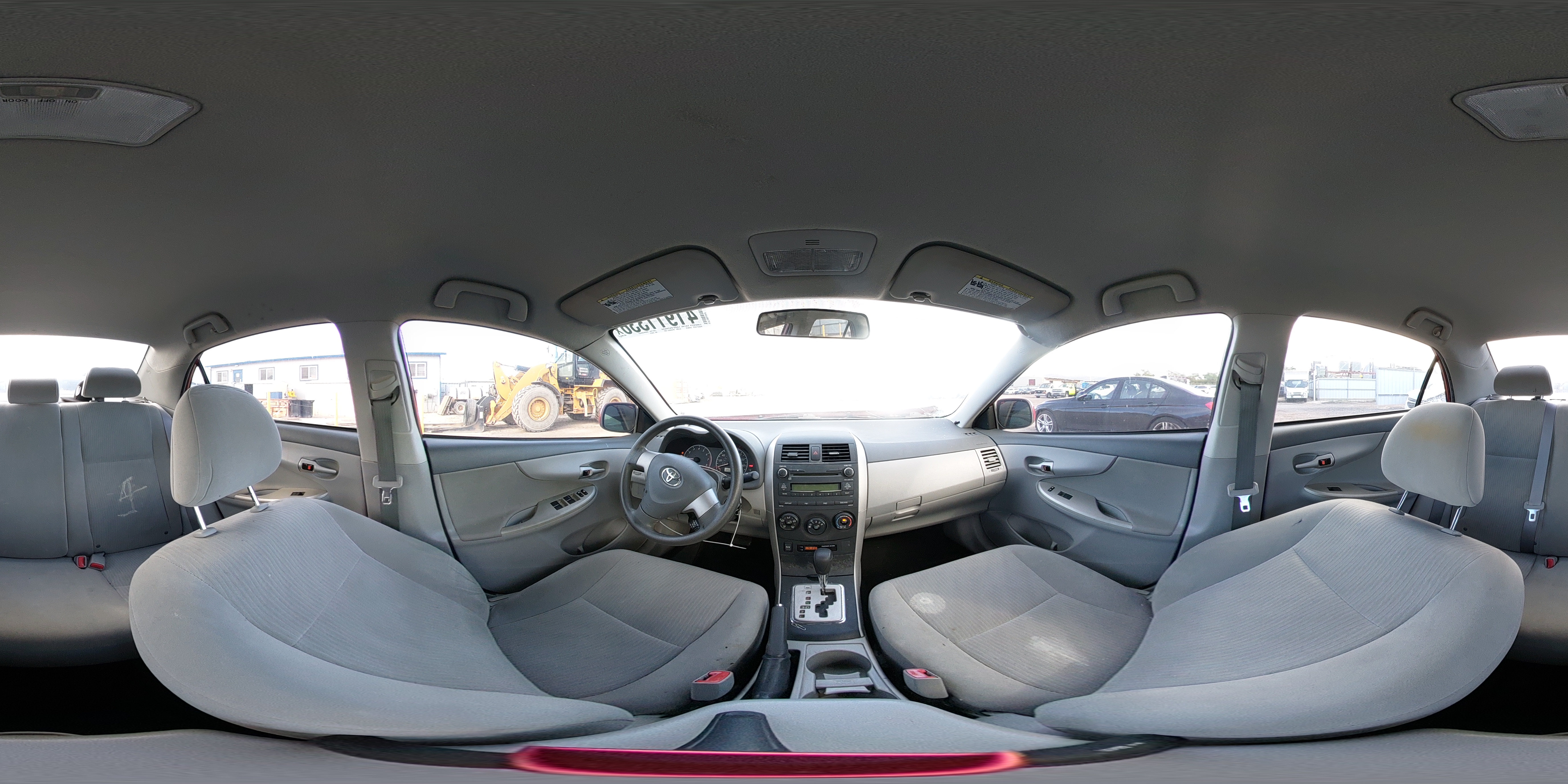 2010 Toyota Corolla Base Red vin: 2T1BU4EE4AC510478