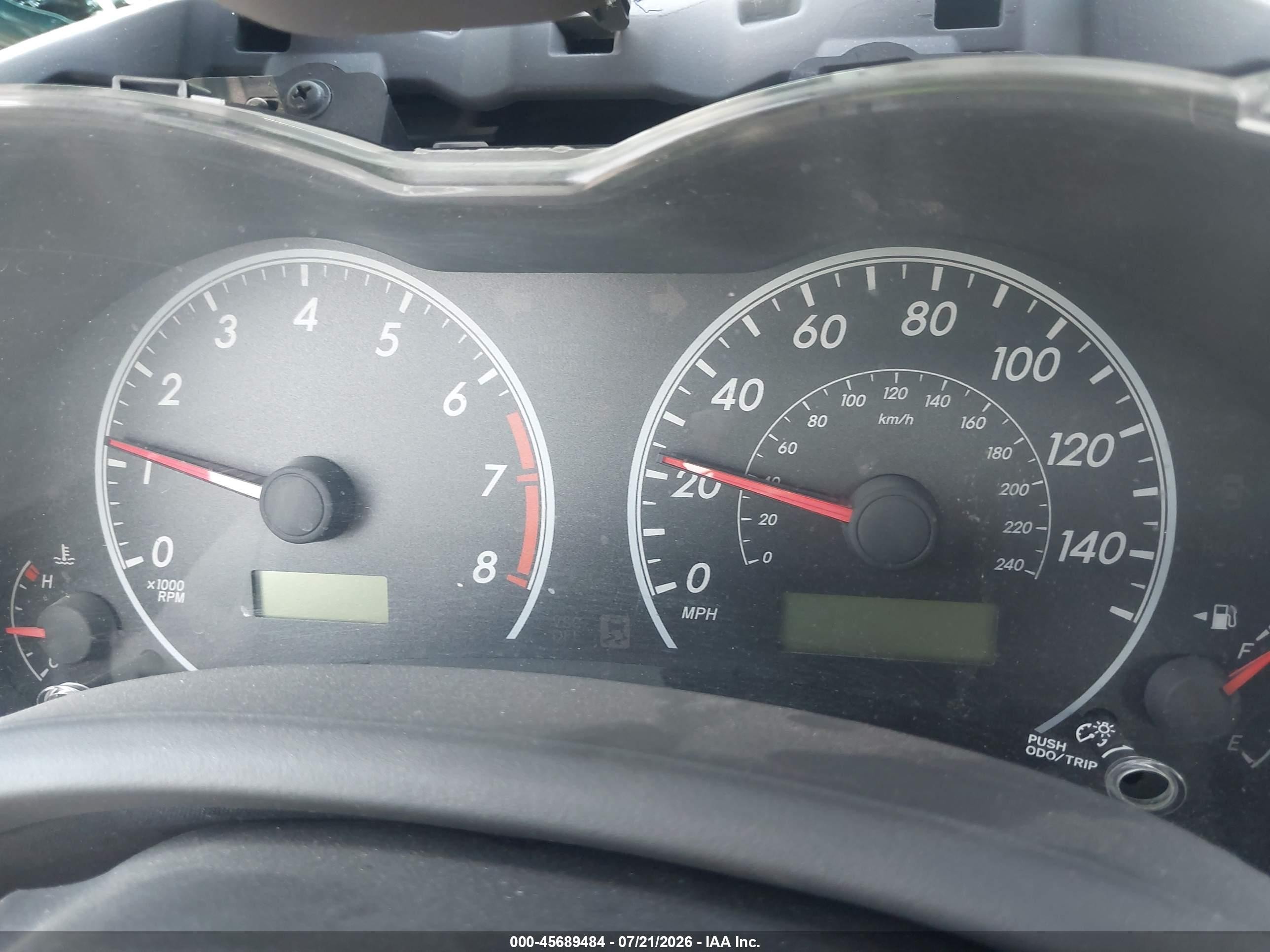 2010 Toyota Corolla Le Light Blue vin: 2T1BU4EE4AC520525