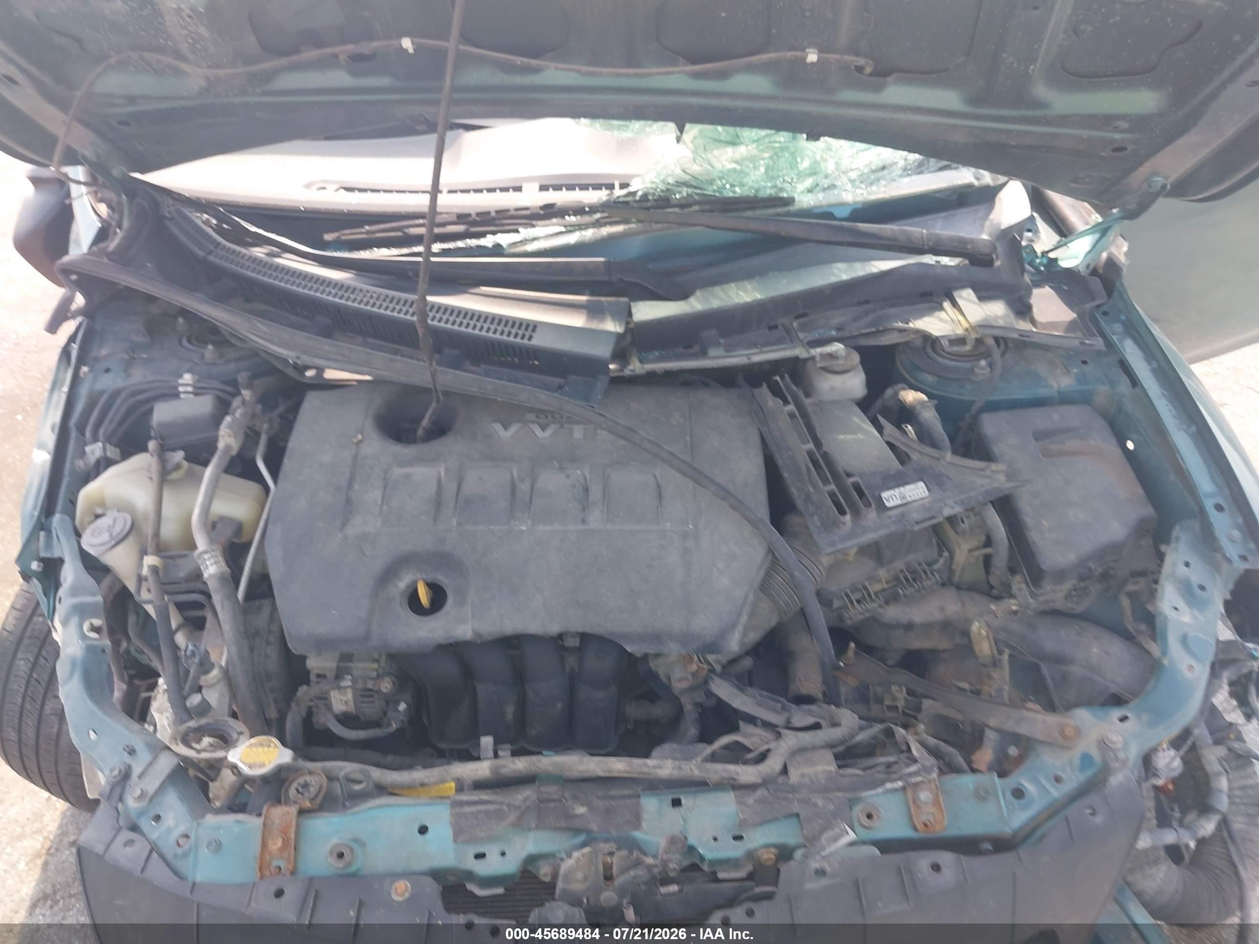 2010 Toyota Corolla Le Light Blue vin: 2T1BU4EE4AC520525