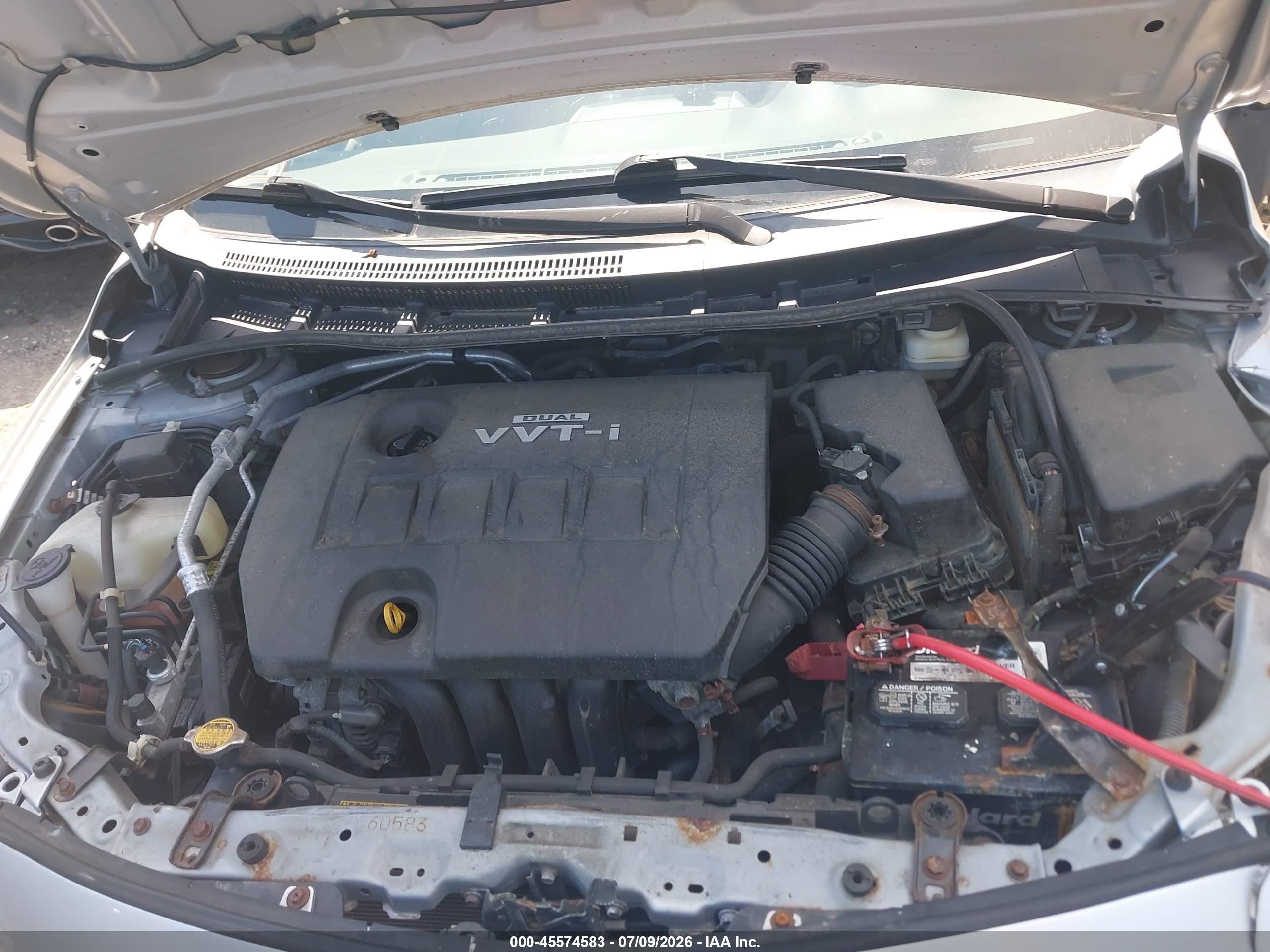 2010 Toyota Corolla S Серебряный vin: 2T1BU4EE4AC526924