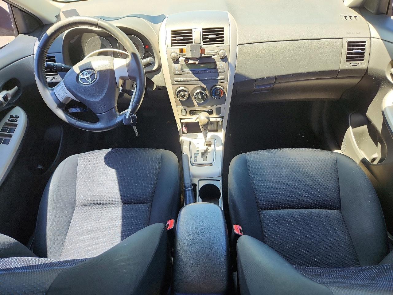 2010 Toyota Corolla S Black vin: 2T1BU4EE4AC534747