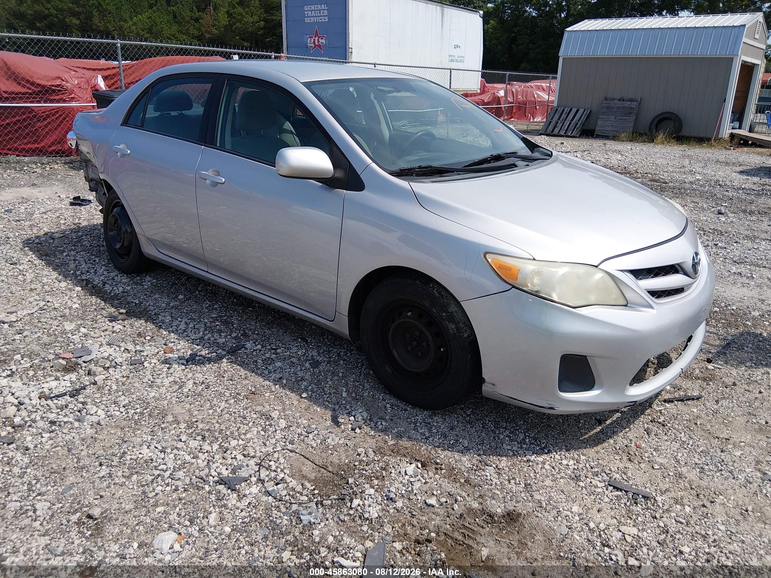2011 Toyota Corolla Le Silver vin: 2T1BU4EE4BC559245