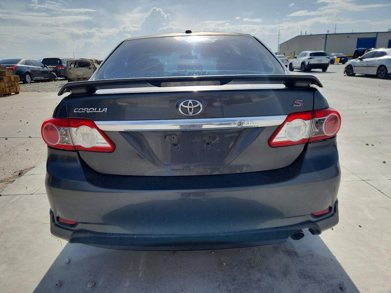 2011 Toyota Corolla S Gray vin: 2T1BU4EE4BC564848