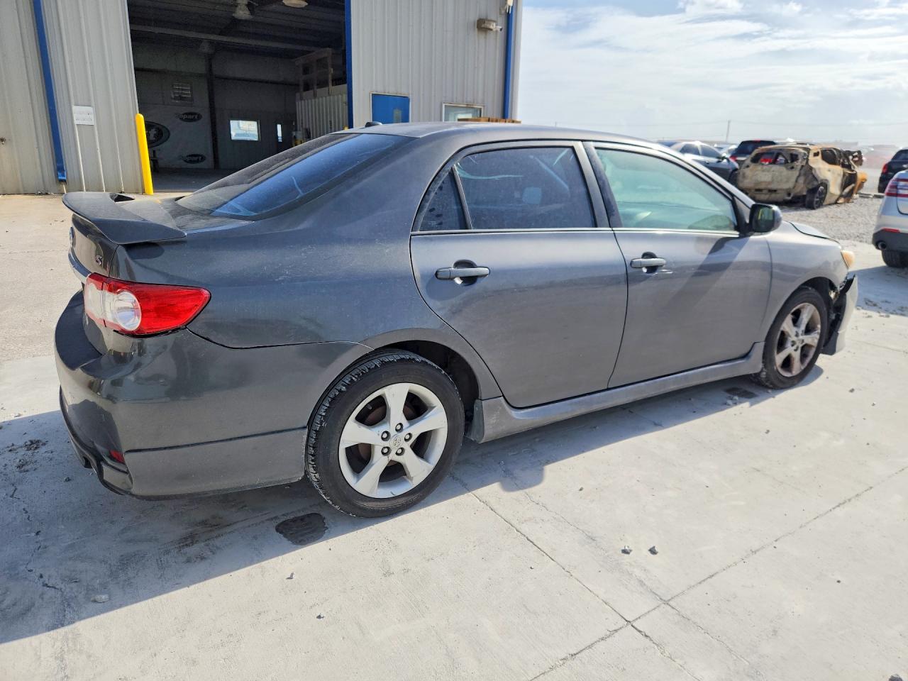 2011 Toyota Corolla S Gray vin: 2T1BU4EE4BC564848
