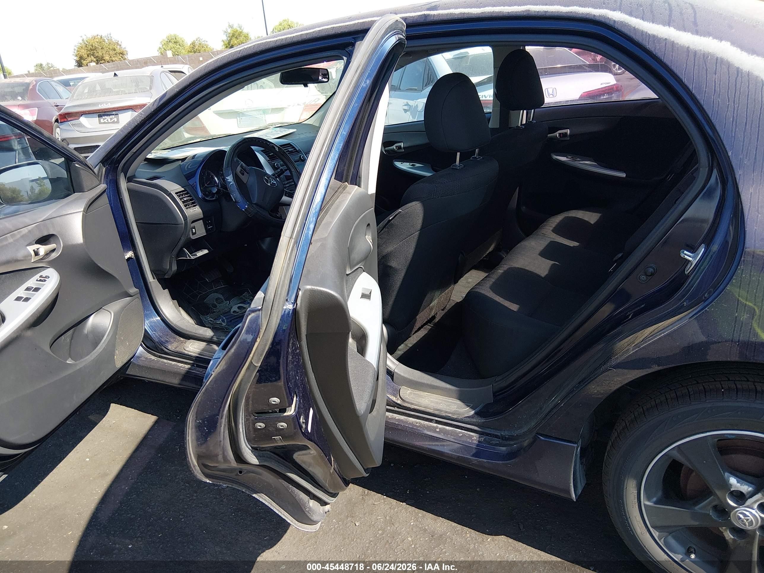 2011 Toyota Corolla S Blue vin: 2T1BU4EE4BC570326