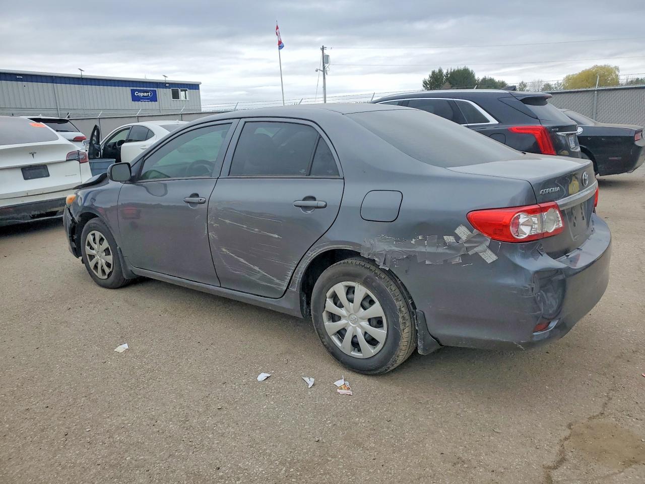2011 Toyota Corolla Base Gray vin: 2T1BU4EE4BC587062