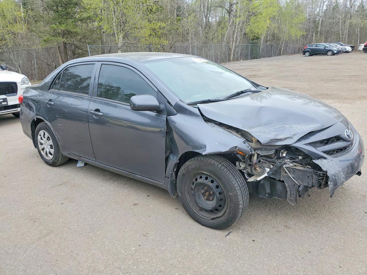 2011 Toyota Corolla Base Gray vin: 2T1BU4EE4BC587062