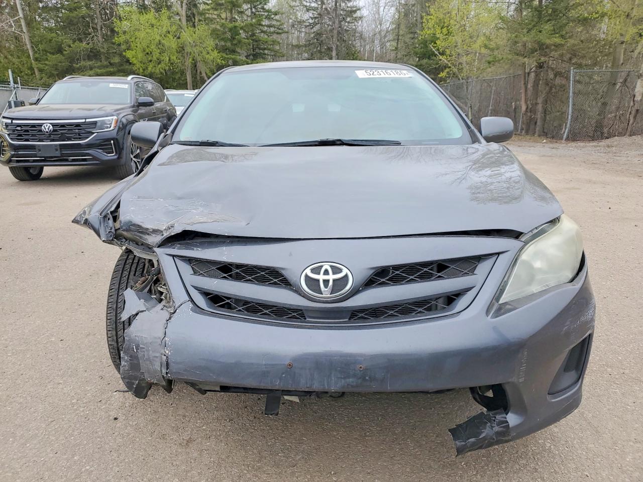 2011 Toyota Corolla Base Gray vin: 2T1BU4EE4BC587062
