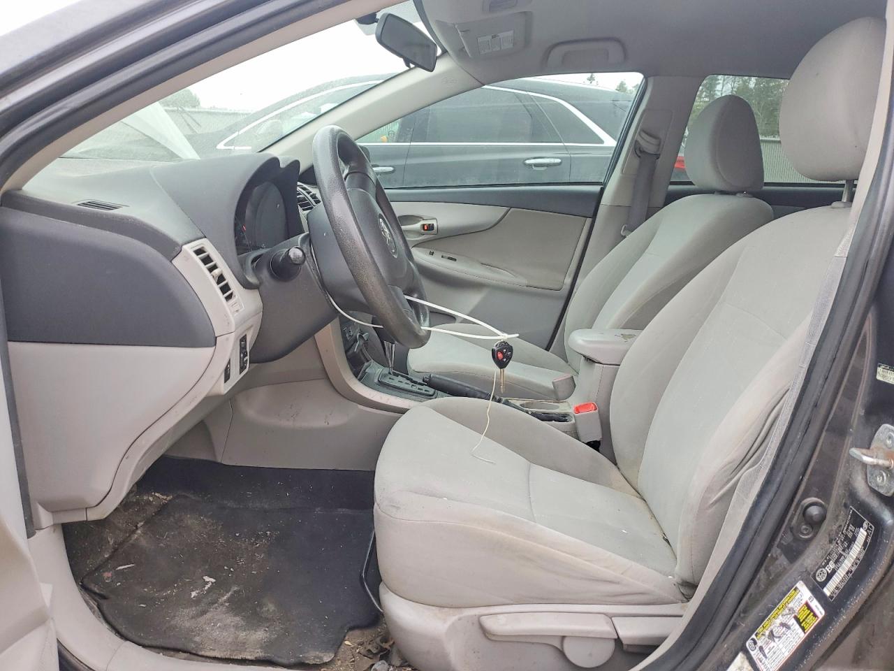 2011 Toyota Corolla Base Gray vin: 2T1BU4EE4BC587062