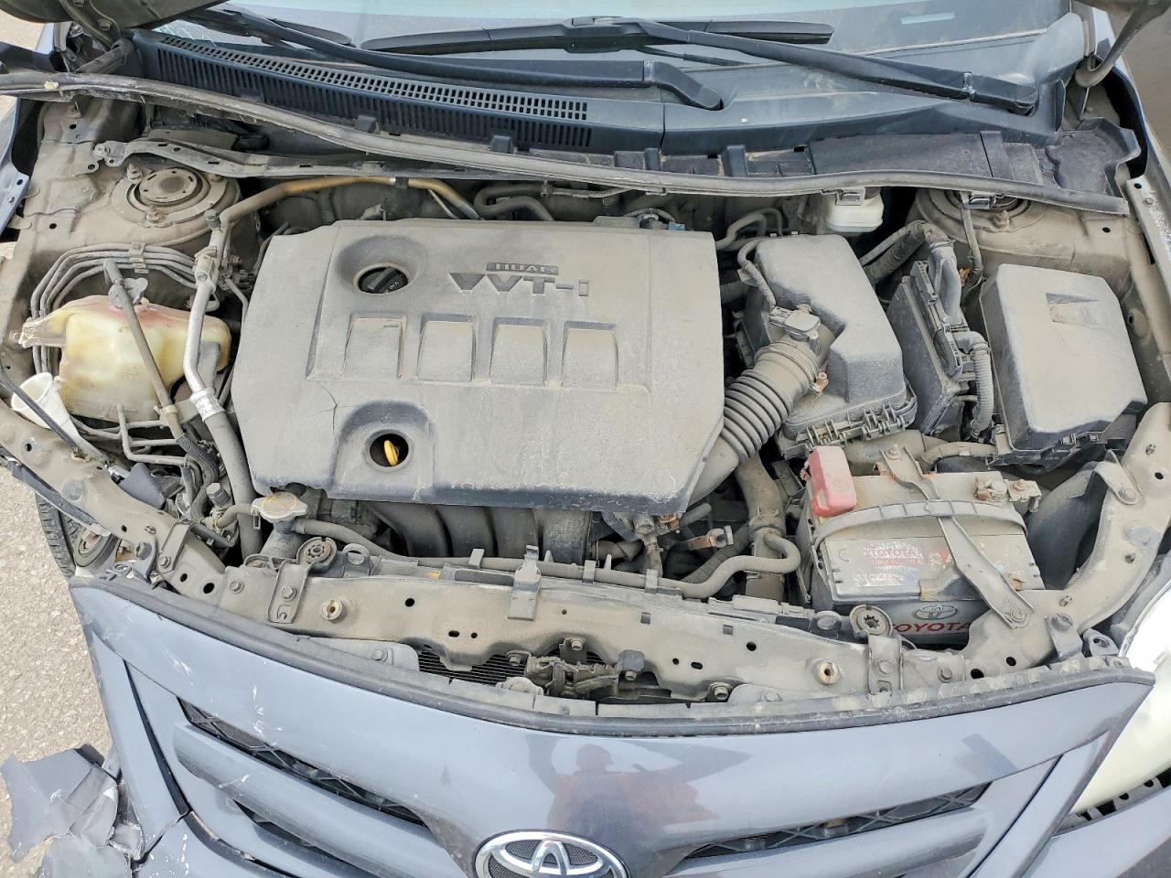 2011 Toyota Corolla Base Gray vin: 2T1BU4EE4BC587062