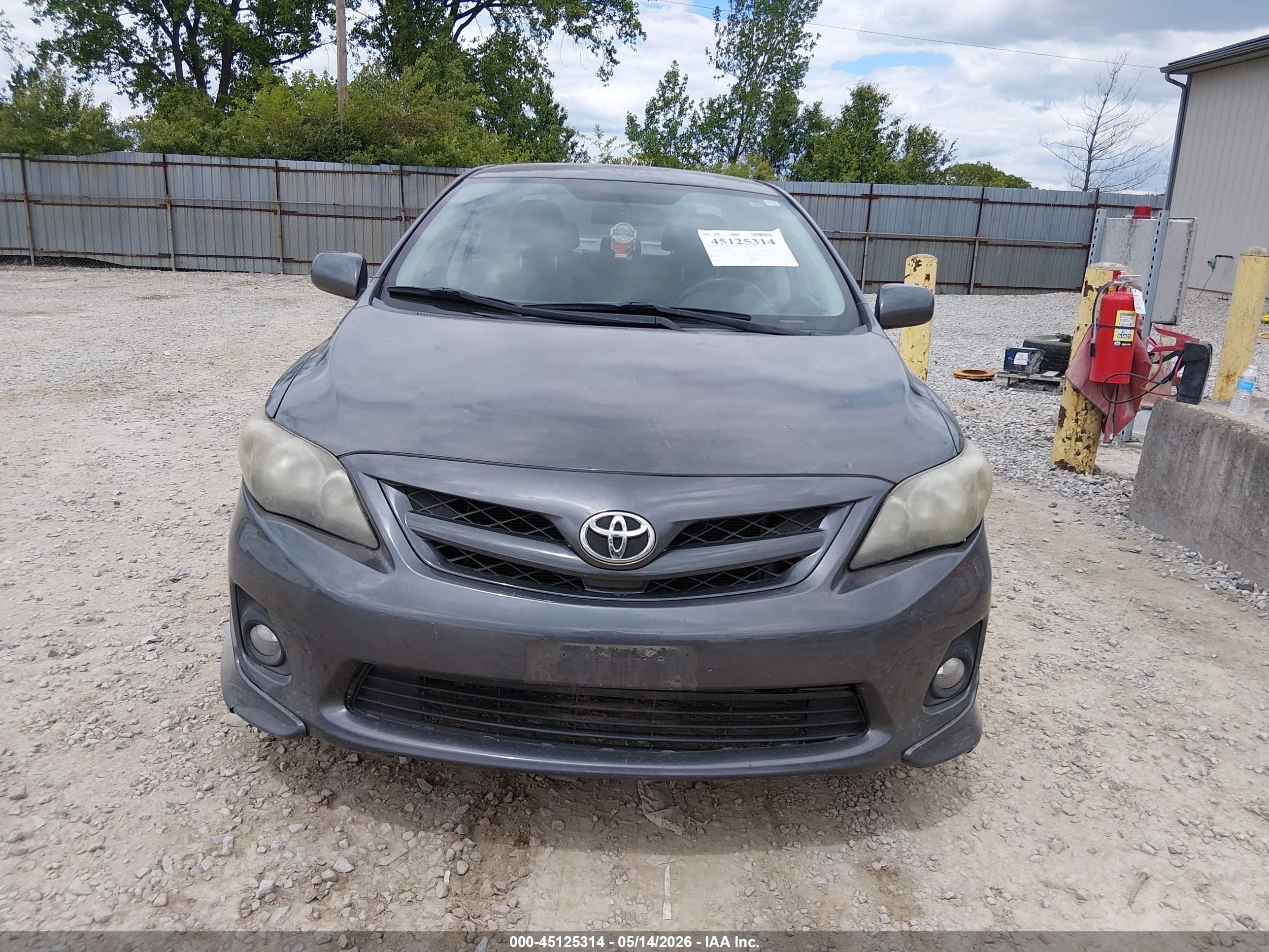 2011 Toyota Corolla S Gray vin: 2T1BU4EE4BC602921