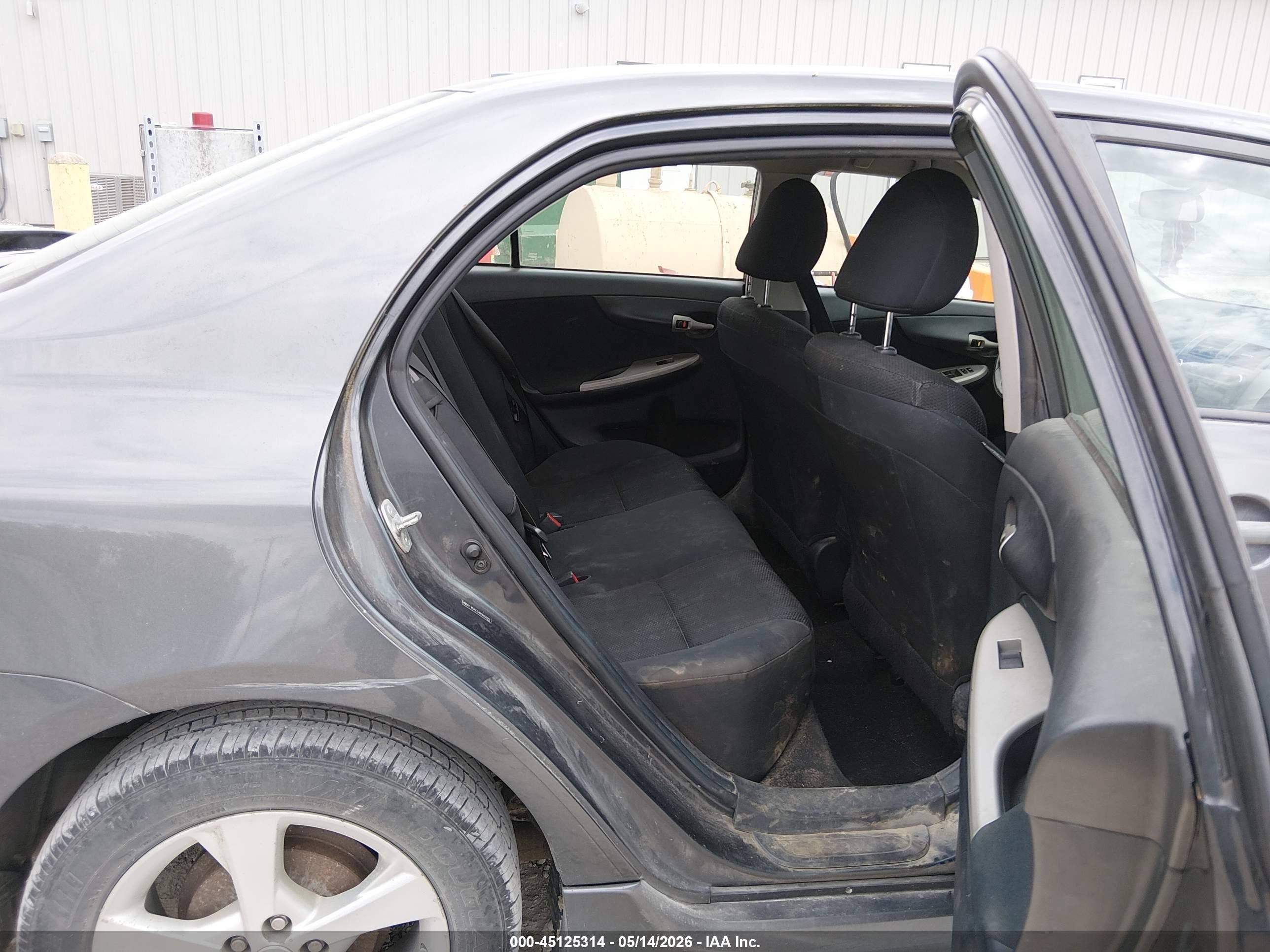 2011 Toyota Corolla S Gray vin: 2T1BU4EE4BC602921