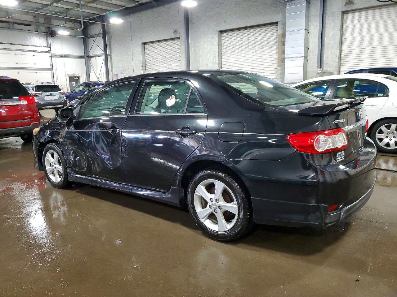 2011 Toyota Corolla S Black vin: 2T1BU4EE4BC639645