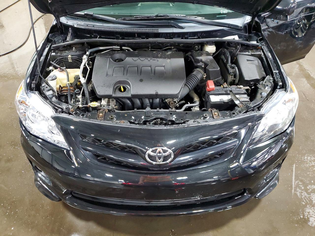 2011 Toyota Corolla S Black vin: 2T1BU4EE4BC639645