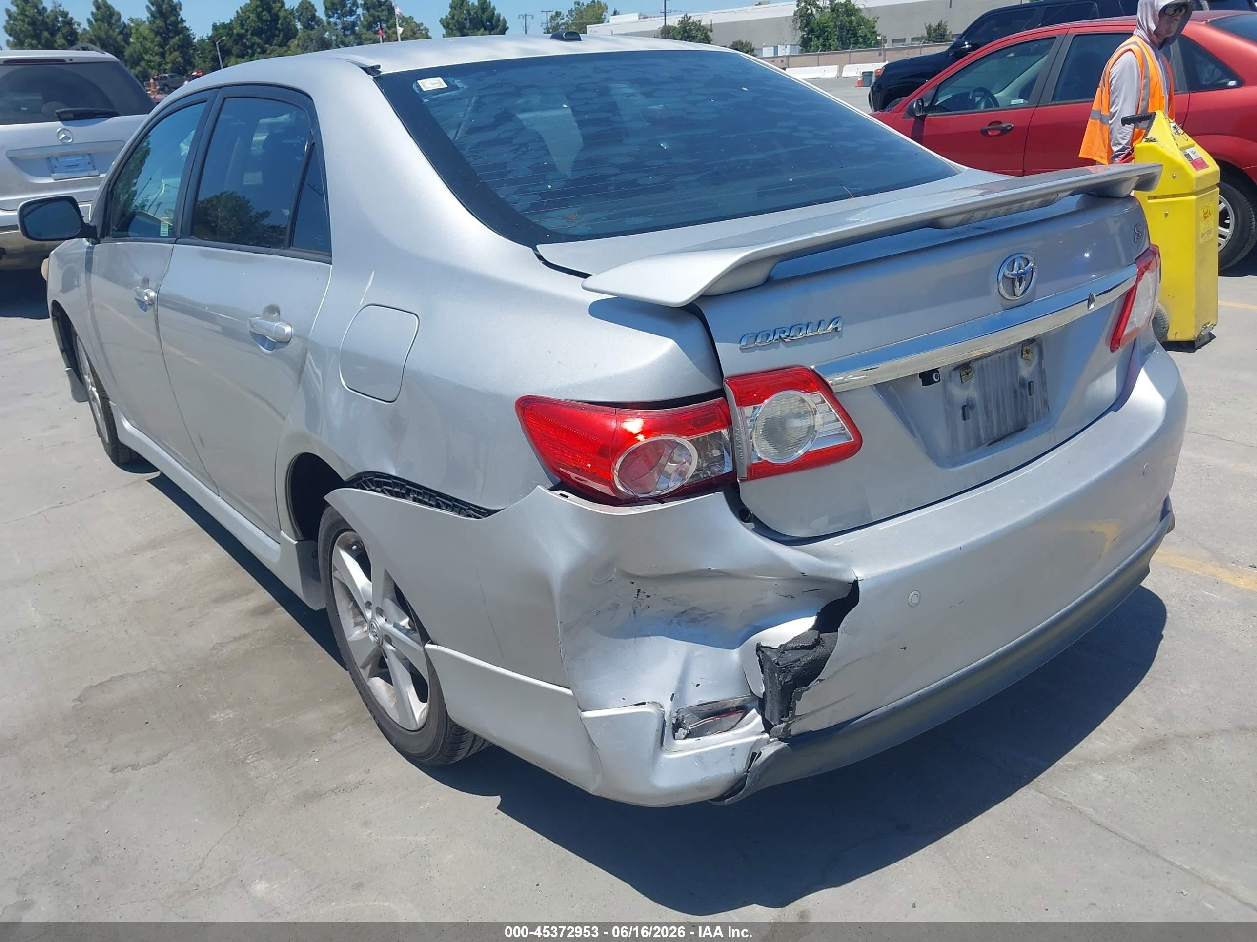 2011 Toyota Corolla S Gray vin: 2T1BU4EE4BC639998