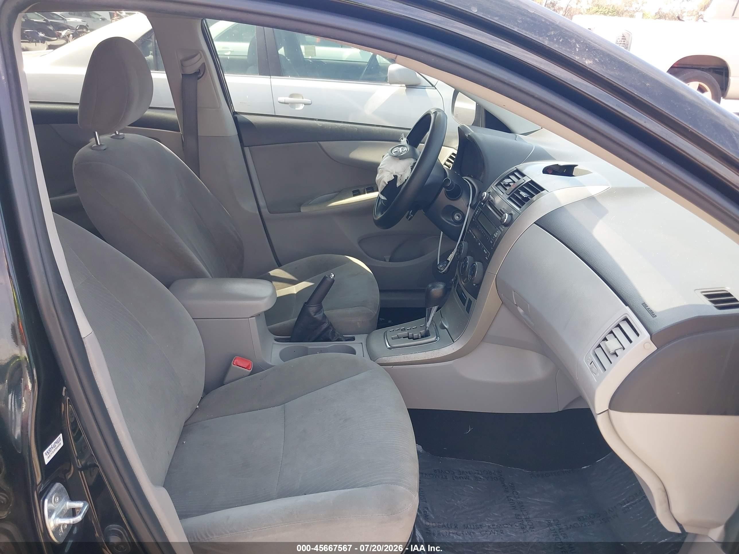 2011 Toyota Corolla Le Black vin: 2T1BU4EE4BC675125