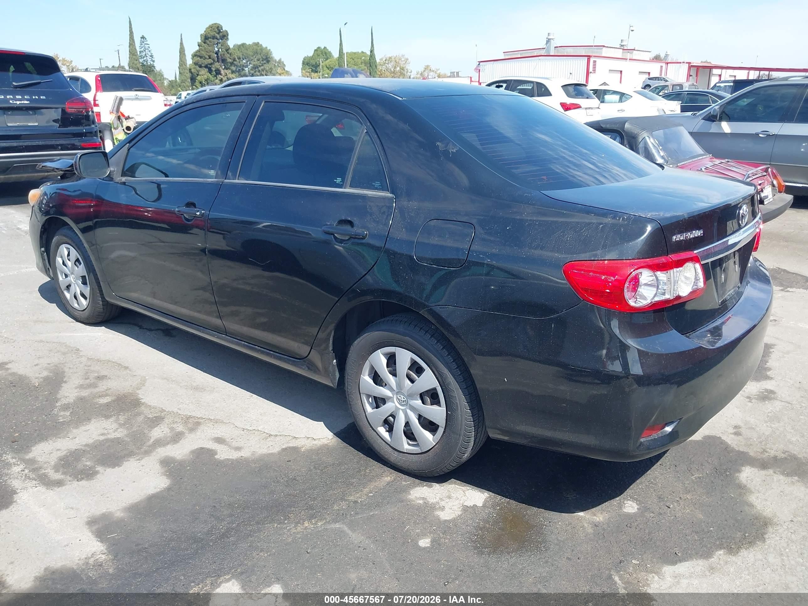 2011 Toyota Corolla Le Black vin: 2T1BU4EE4BC675125