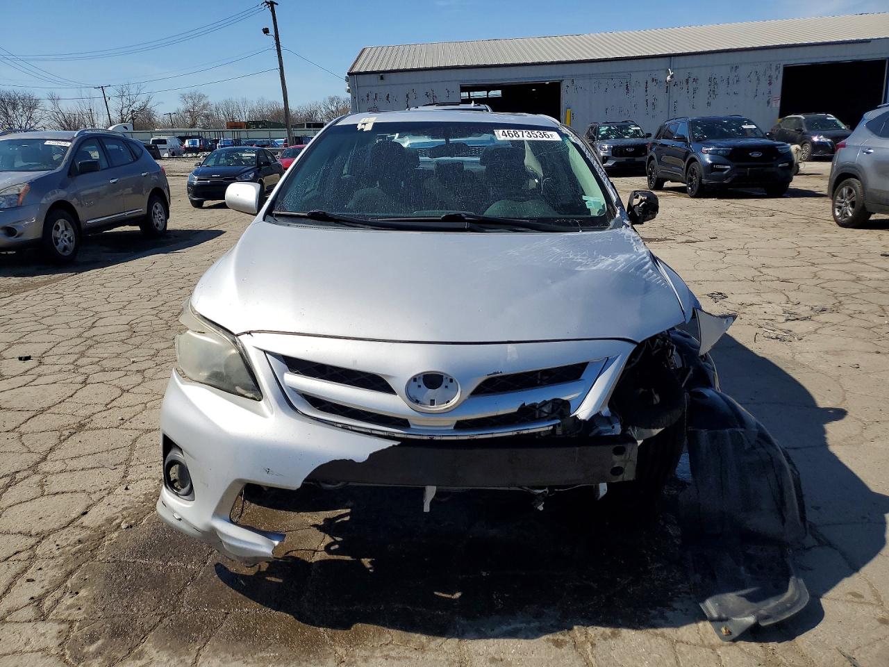 2011 Toyota Corolla S Silver vin: 2T1BU4EE4BC686805