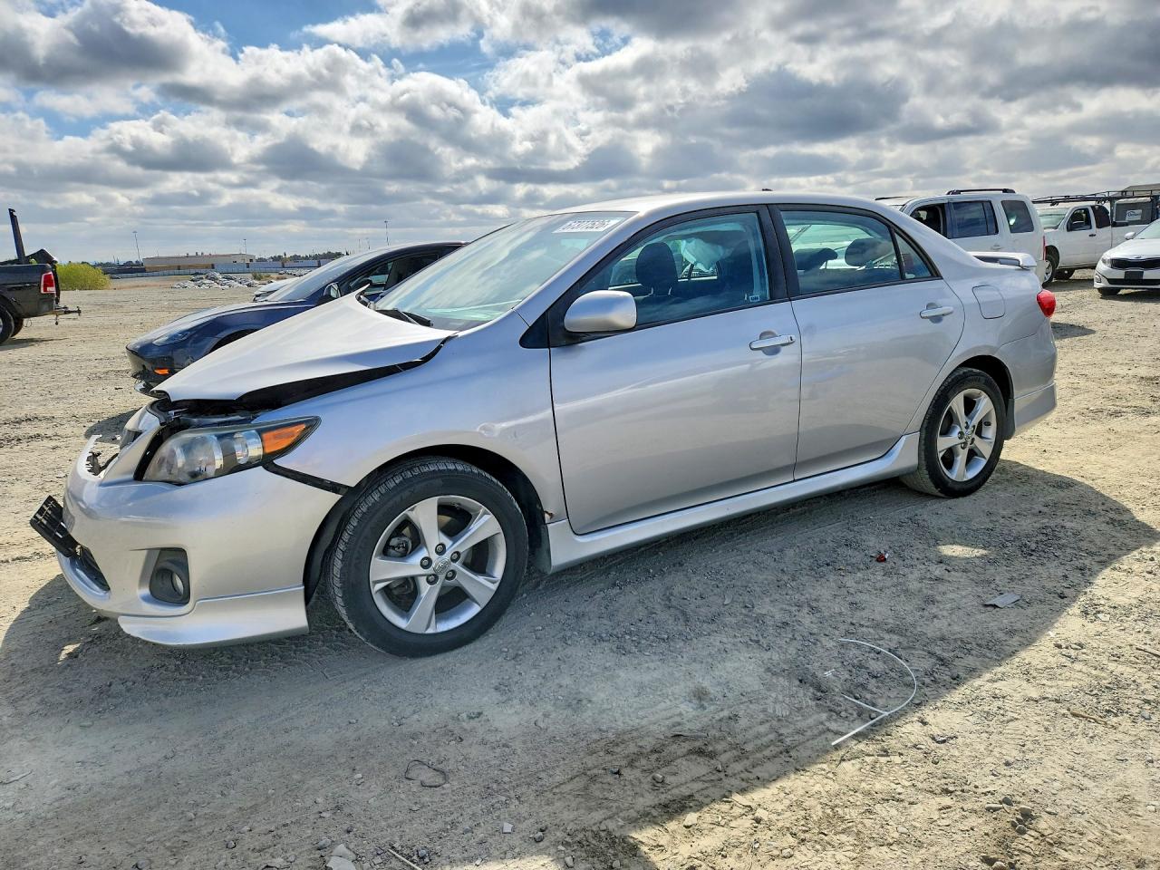 2011 Toyota Corolla S Silver vin: 2T1BU4EE4BC688957