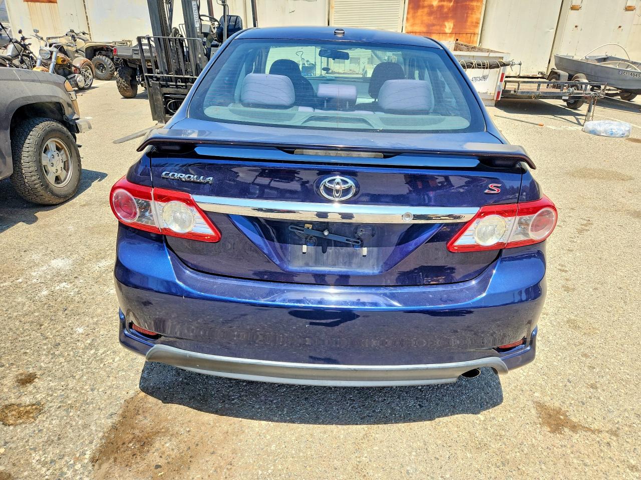 2011 Toyota Corolla S Blue vin: 2T1BU4EE4BC693625