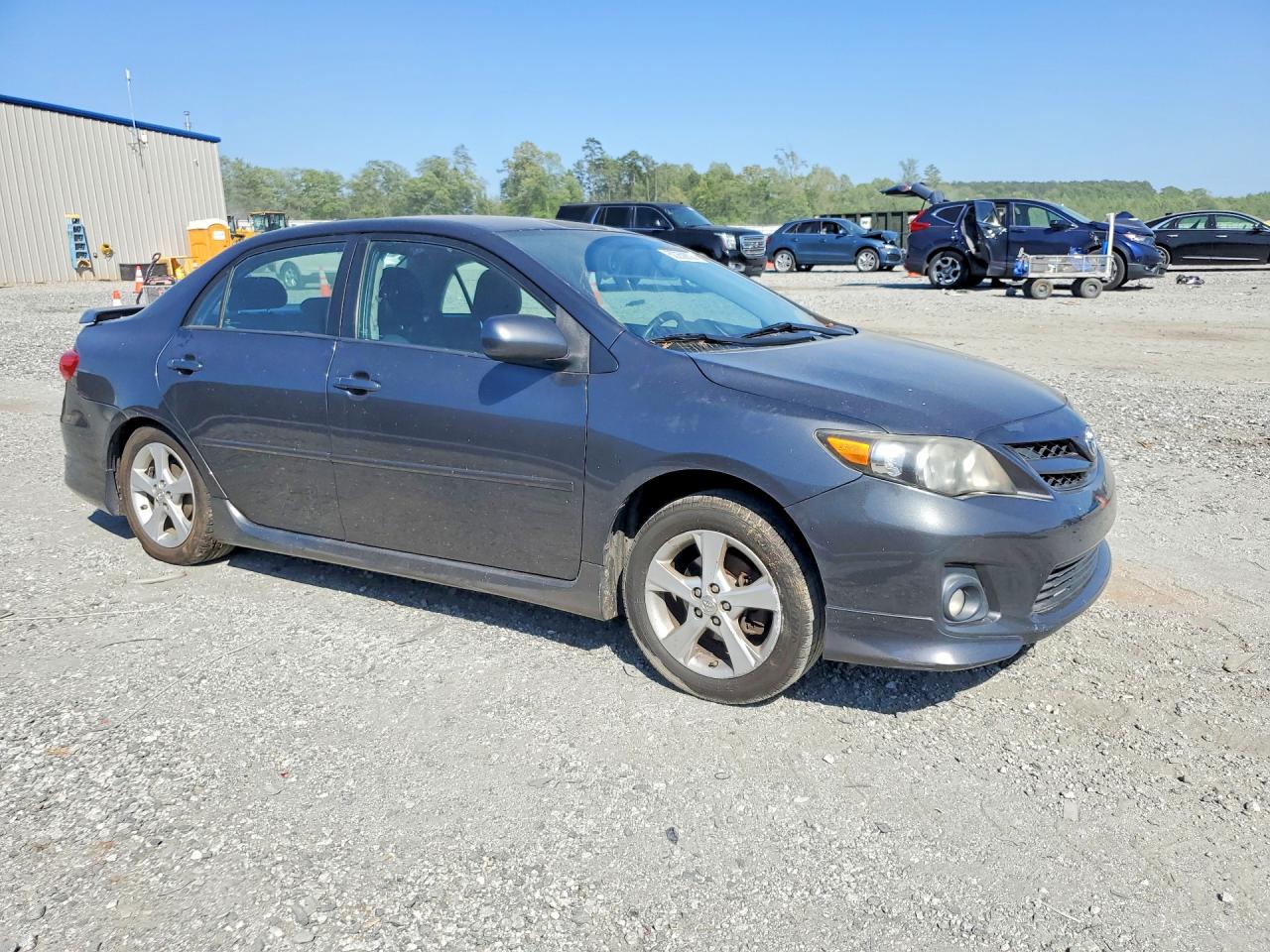 2011 Toyota Corolla Gray vin: 2T1BU4EE4BC696685