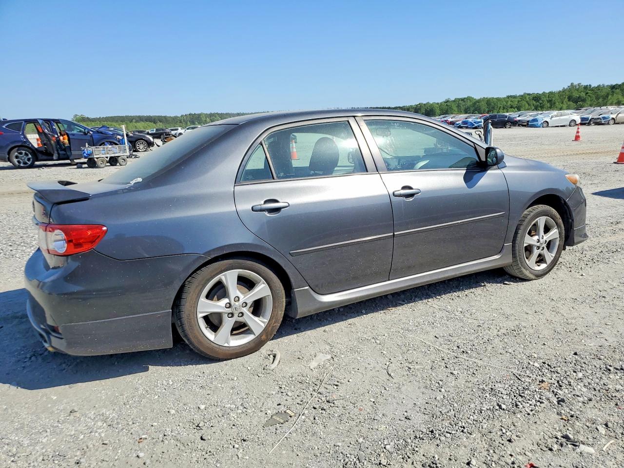 2011 Toyota Corolla Gray vin: 2T1BU4EE4BC696685