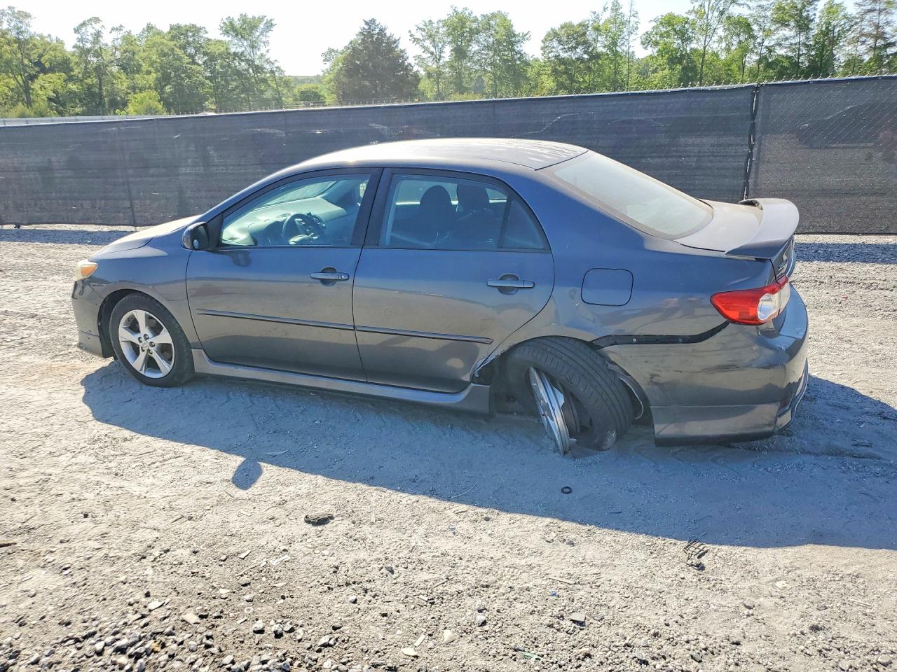 2011 Toyota Corolla Gray vin: 2T1BU4EE4BC696685